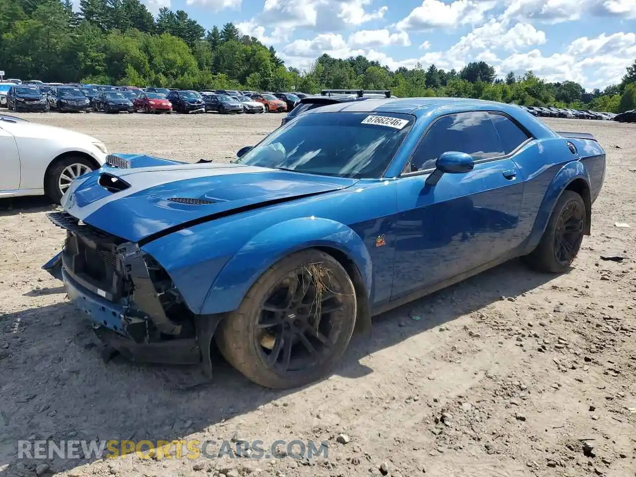 1 Photograph of a damaged car 2C3CDZFJ2MH501158 DODGE CHALLENGER 2021