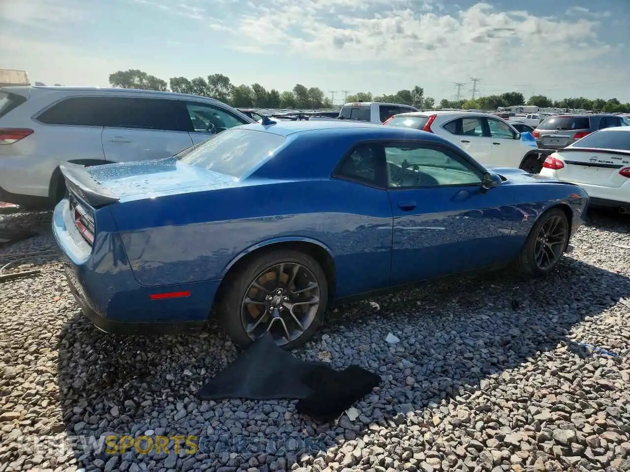 3 fotografías del automóvil dañado 2C3CDZFJ2MH580685 DODGE CHALLENGER 2021