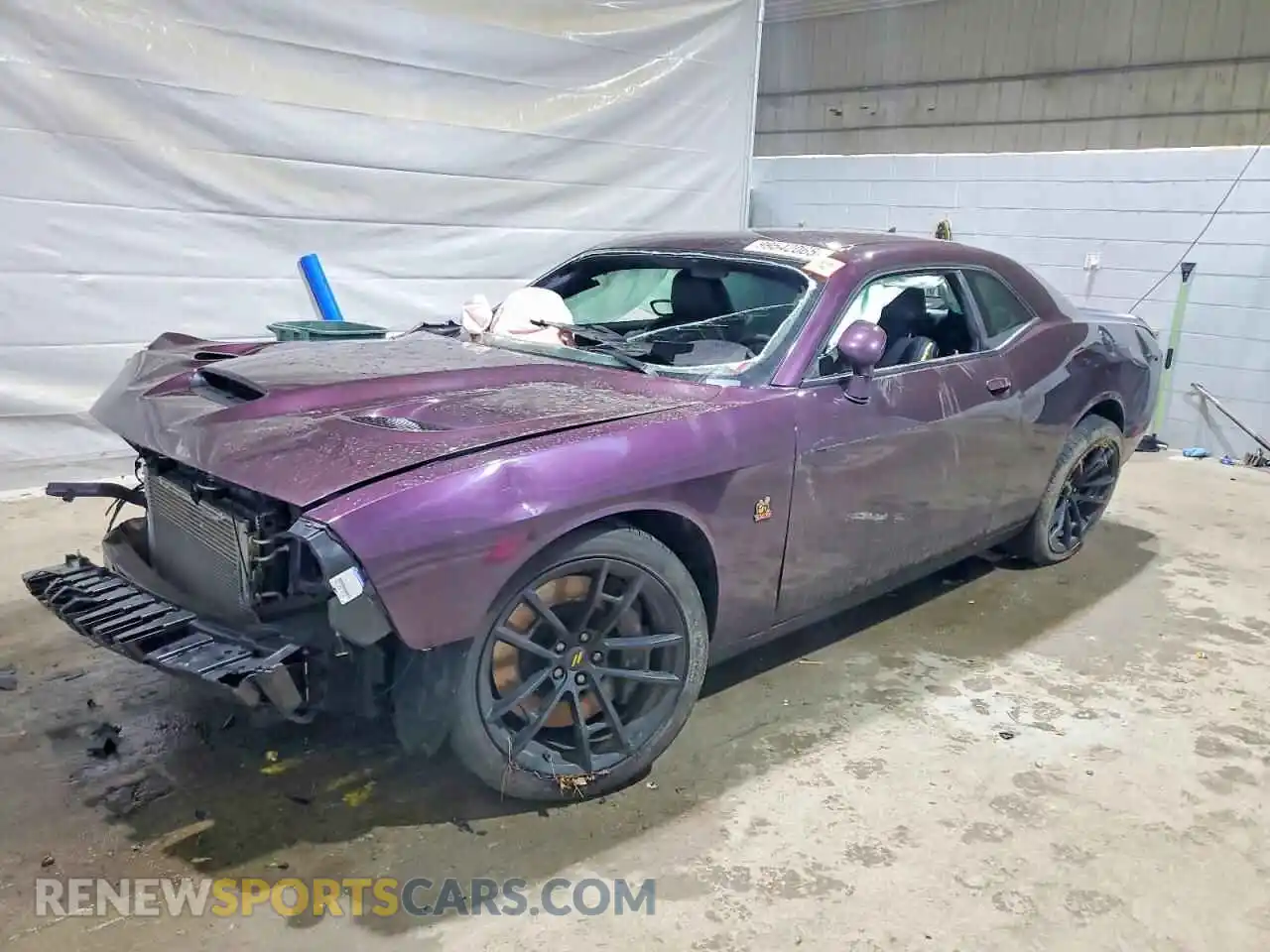 1 Photograph of a damaged car 2C3CDZFJ2MH597227 DODGE CHALLENGER 2021