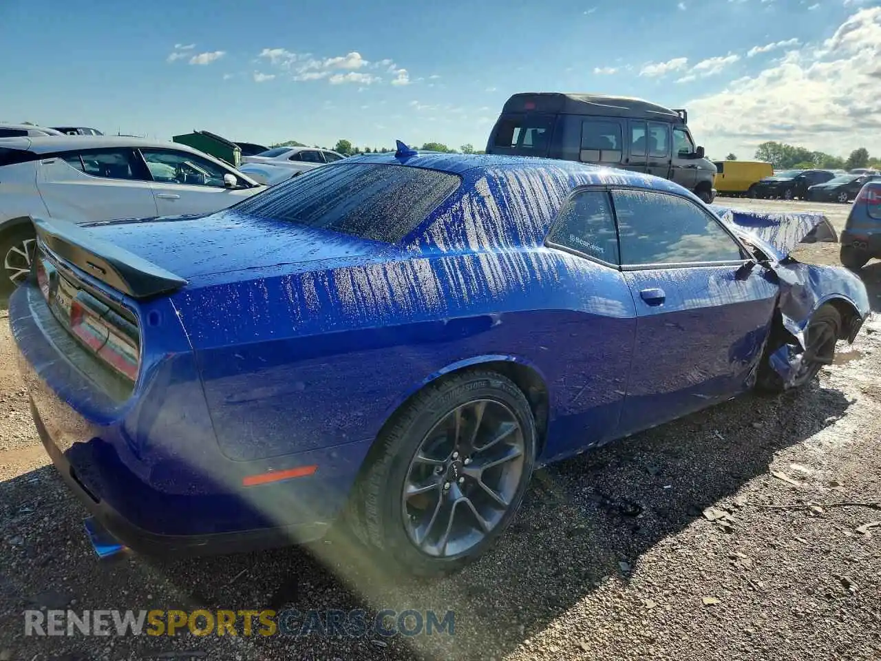 3 Фотография поврежденного автомобиля 2C3CDZFJ3MH521046 DODGE CHALLENGER 2021