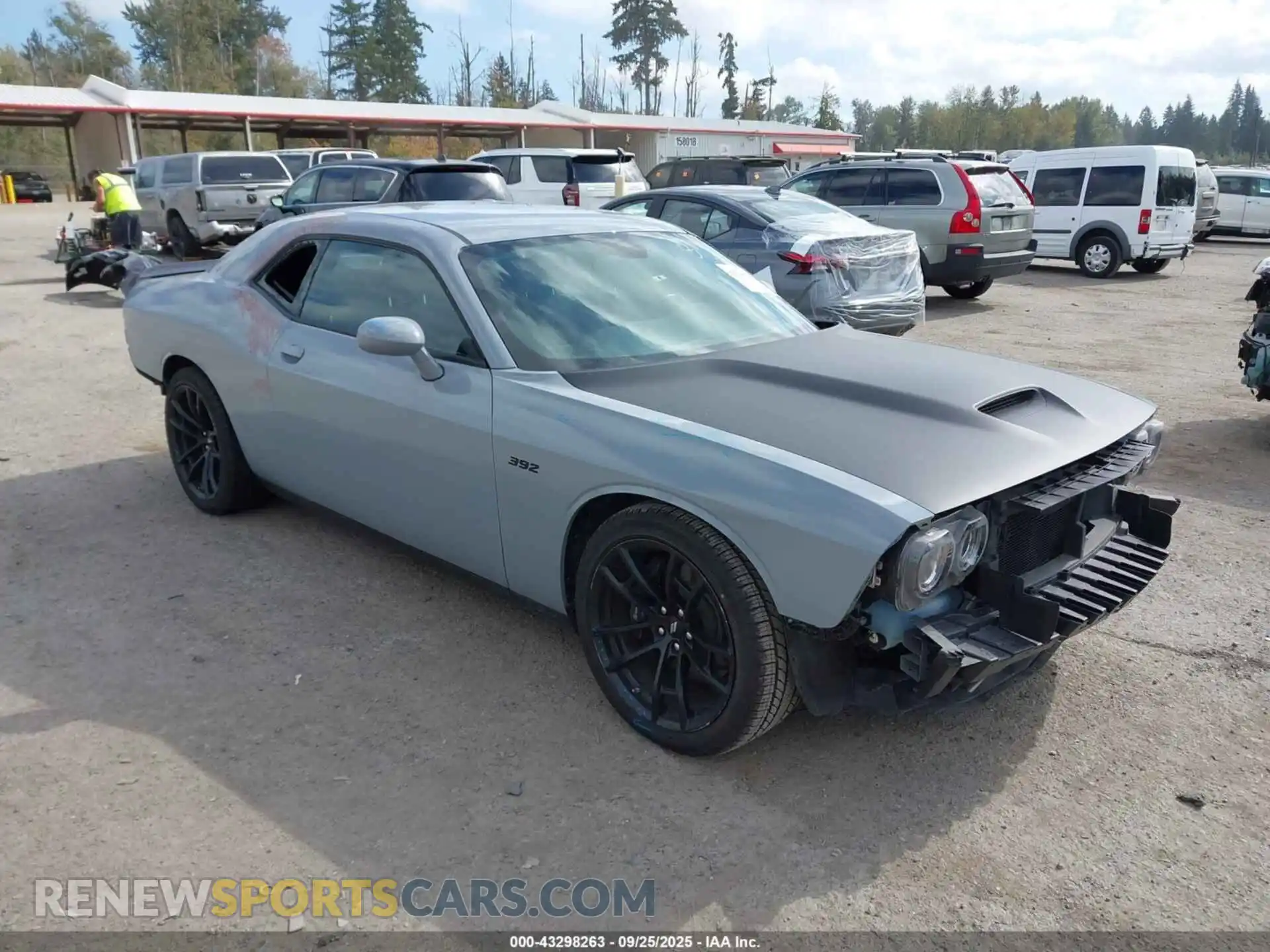1 Photograph of a damaged car 2C3CDZFJ3MH593980 DODGE CHALLENGER 2021
