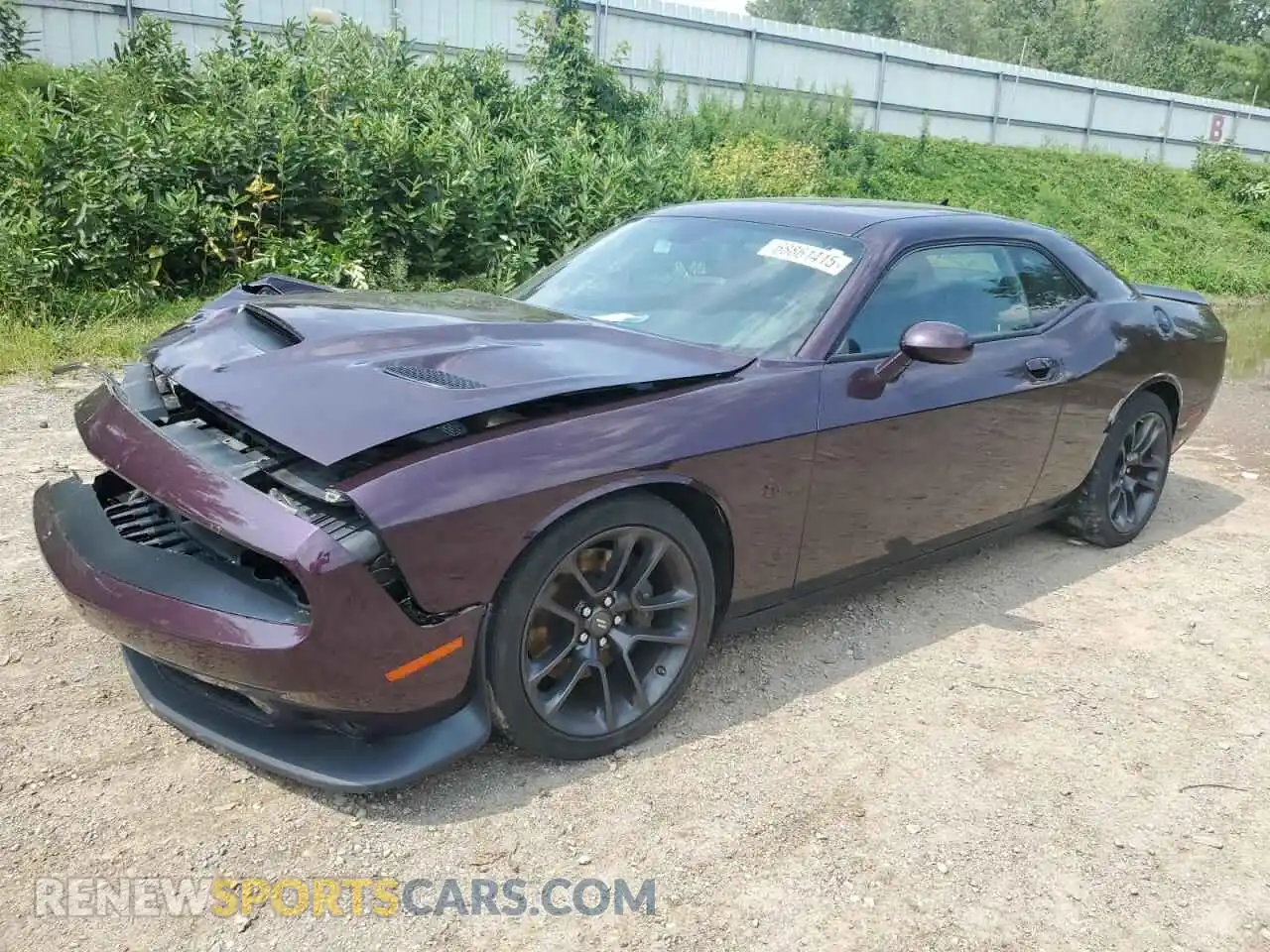1 Photograph of a damaged car 2C3CDZFJ3MH635001 DODGE CHALLENGER 2021