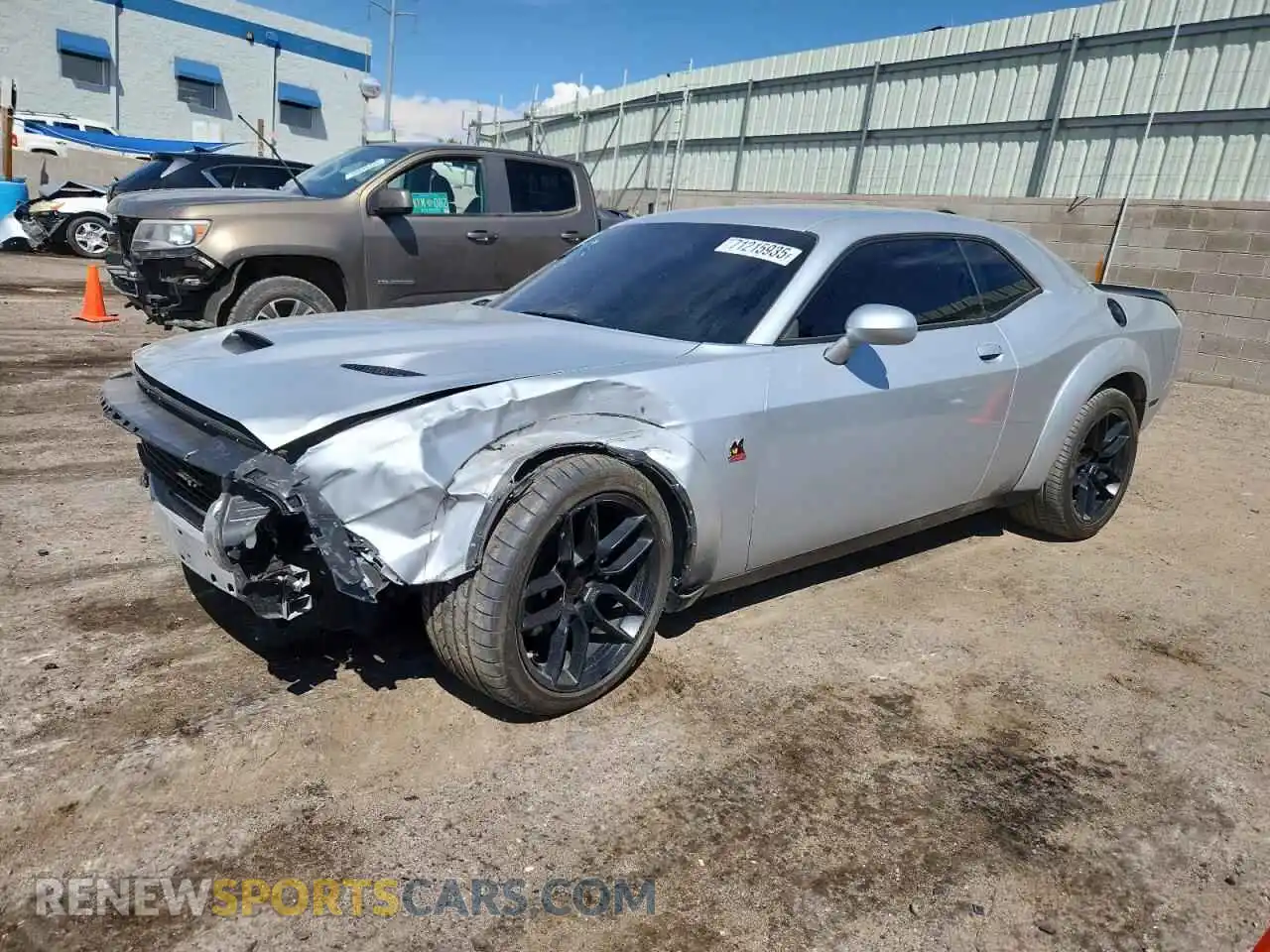 1 Photograph of a damaged car 2C3CDZFJ3MH646287 DODGE CHALLENGER 2021