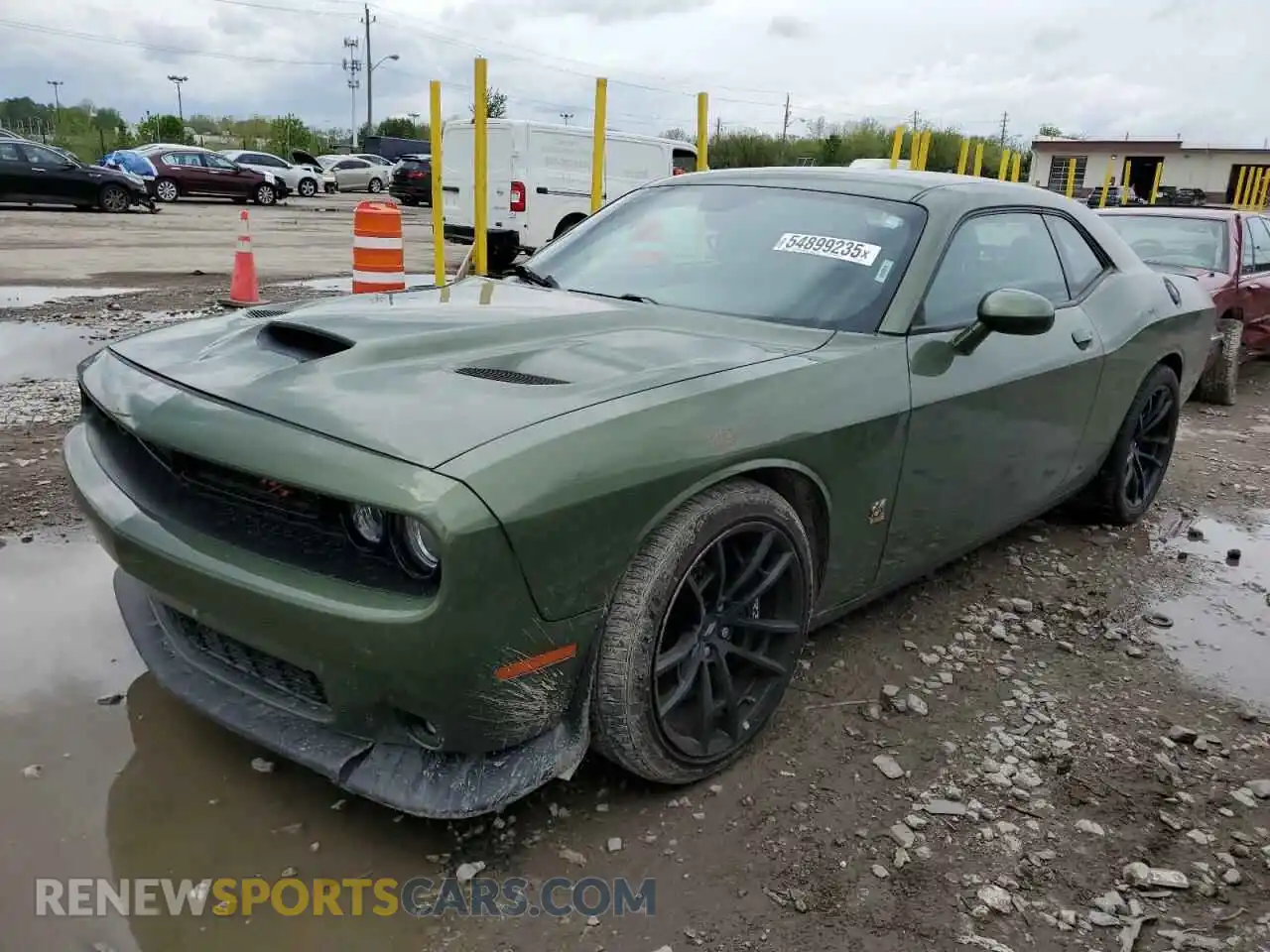 1 Фотография поврежденного автомобиля 2C3CDZFJ4MH631653 DODGE CHALLENGER 2021