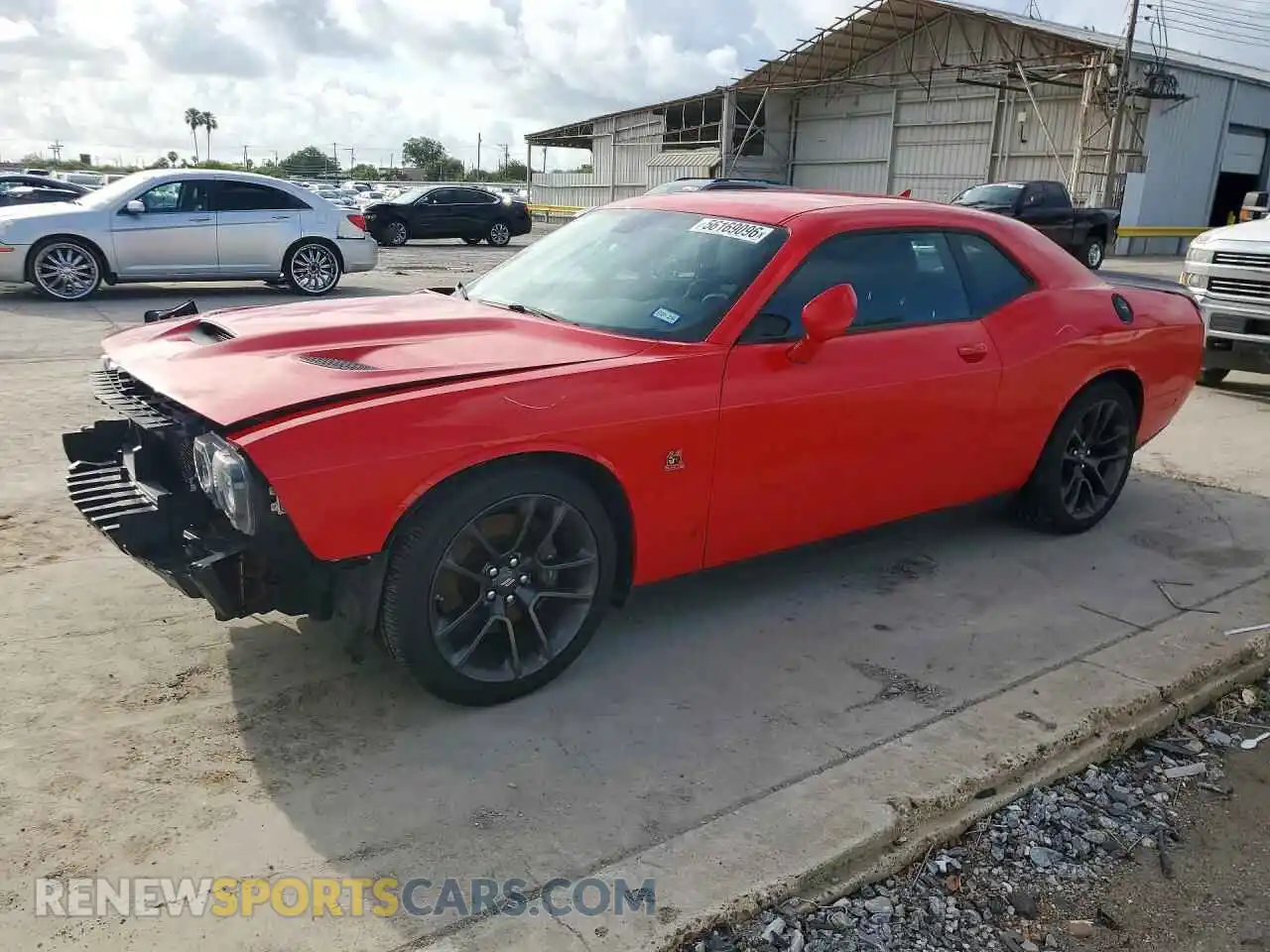 1 Photograph of a damaged car 2C3CDZFJ4MH631782 DODGE CHALLENGER 2021