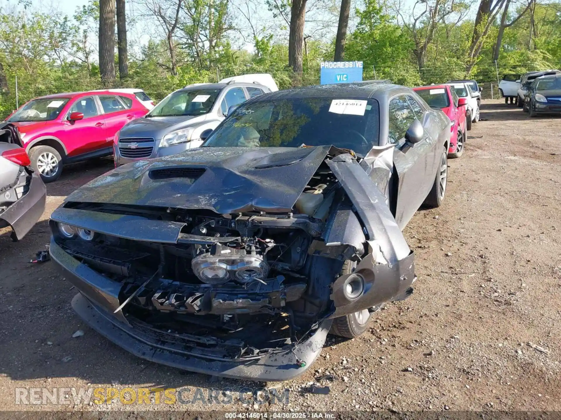2 Photograph of a damaged car 2C3CDZFJ4MH673708 DODGE CHALLENGER 2021