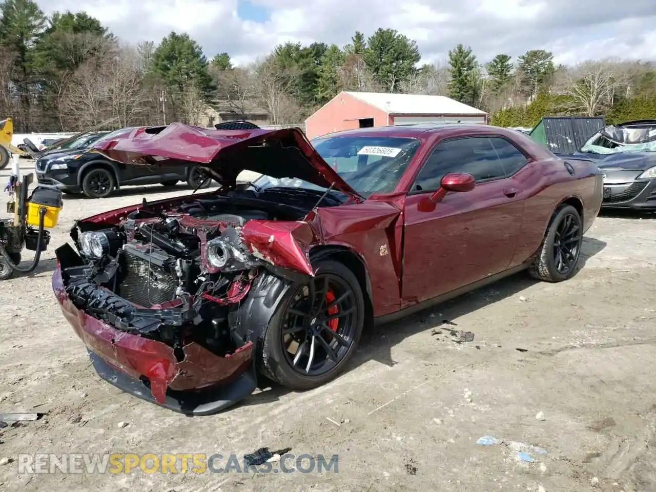 1 Photograph of a damaged car 2C3CDZFJ5MH500389 DODGE CHALLENGER 2021