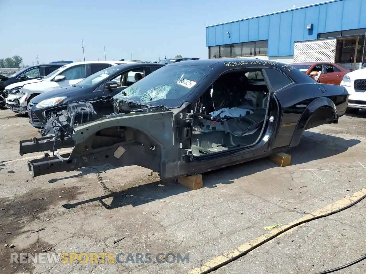 1 Photograph of a damaged car 2C3CDZFJ6MH524863 DODGE CHALLENGER 2021