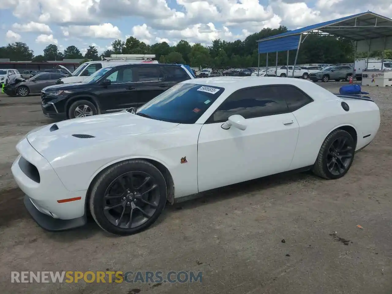 1 Photograph of a damaged car 2C3CDZFJ8MH526646 DODGE CHALLENGER 2021