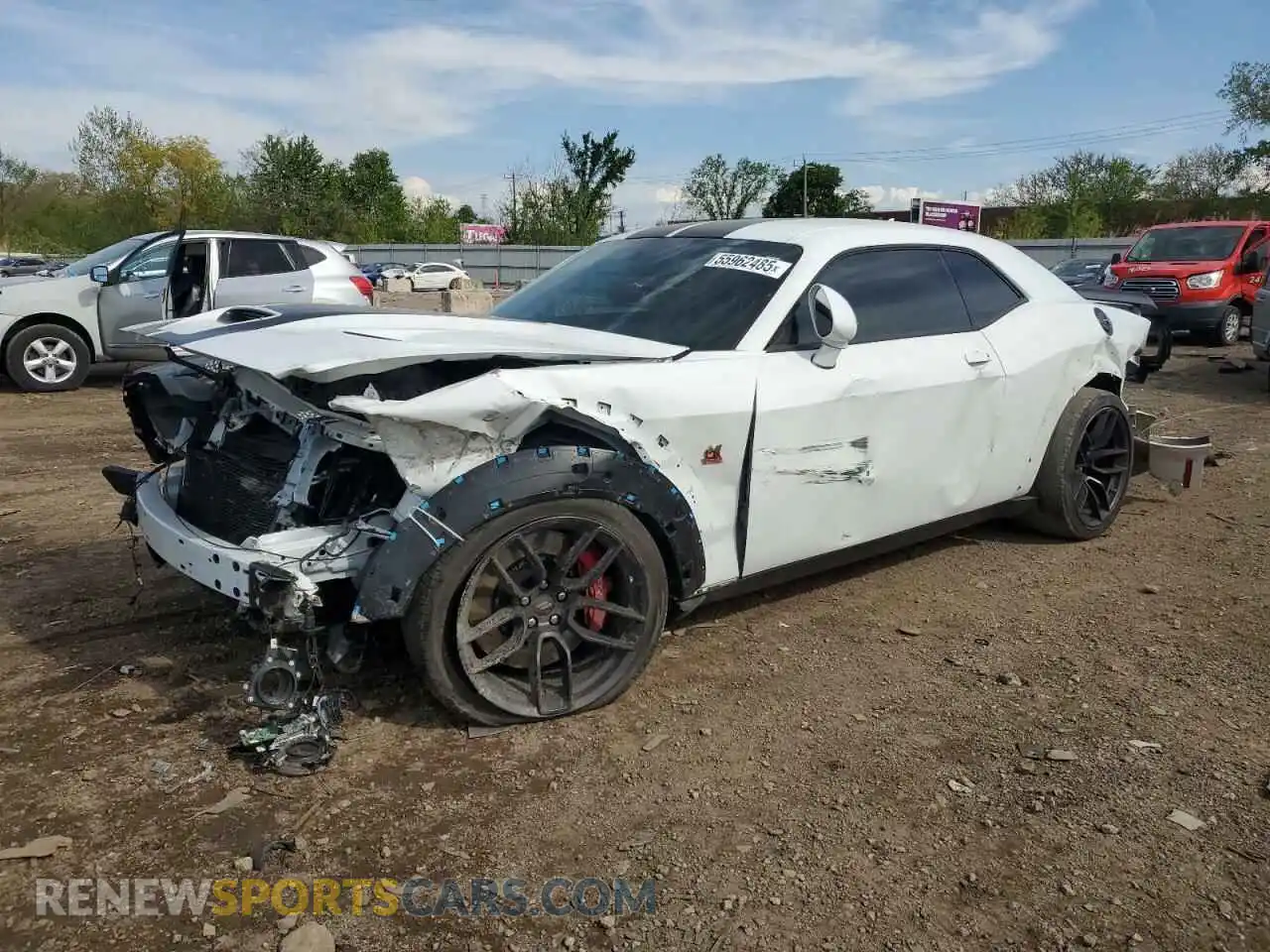 1 Photograph of a damaged car 2C3CDZFJ8MH662226 DODGE CHALLENGER 2021