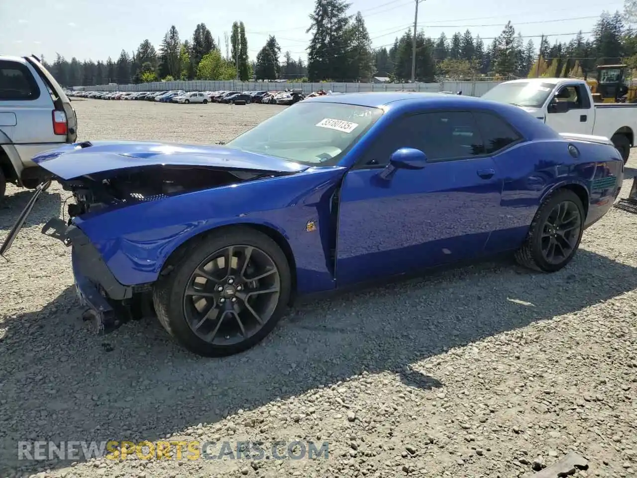 1 Photograph of a damaged car 2C3CDZFJ8MH670388 DODGE CHALLENGER 2021