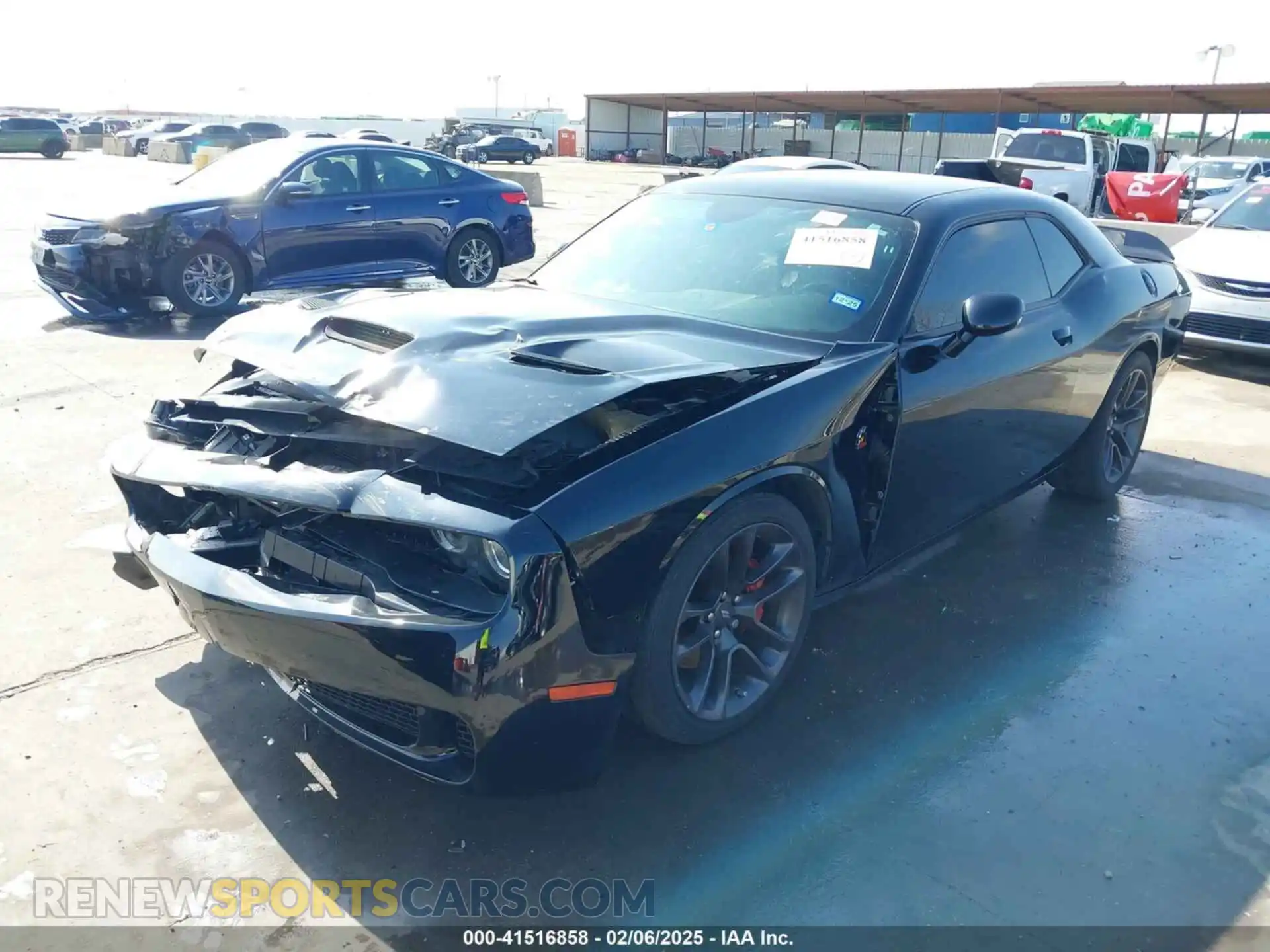 2 fotografías del automóvil dañado 2C3CDZFJXMH509833 DODGE CHALLENGER 2021