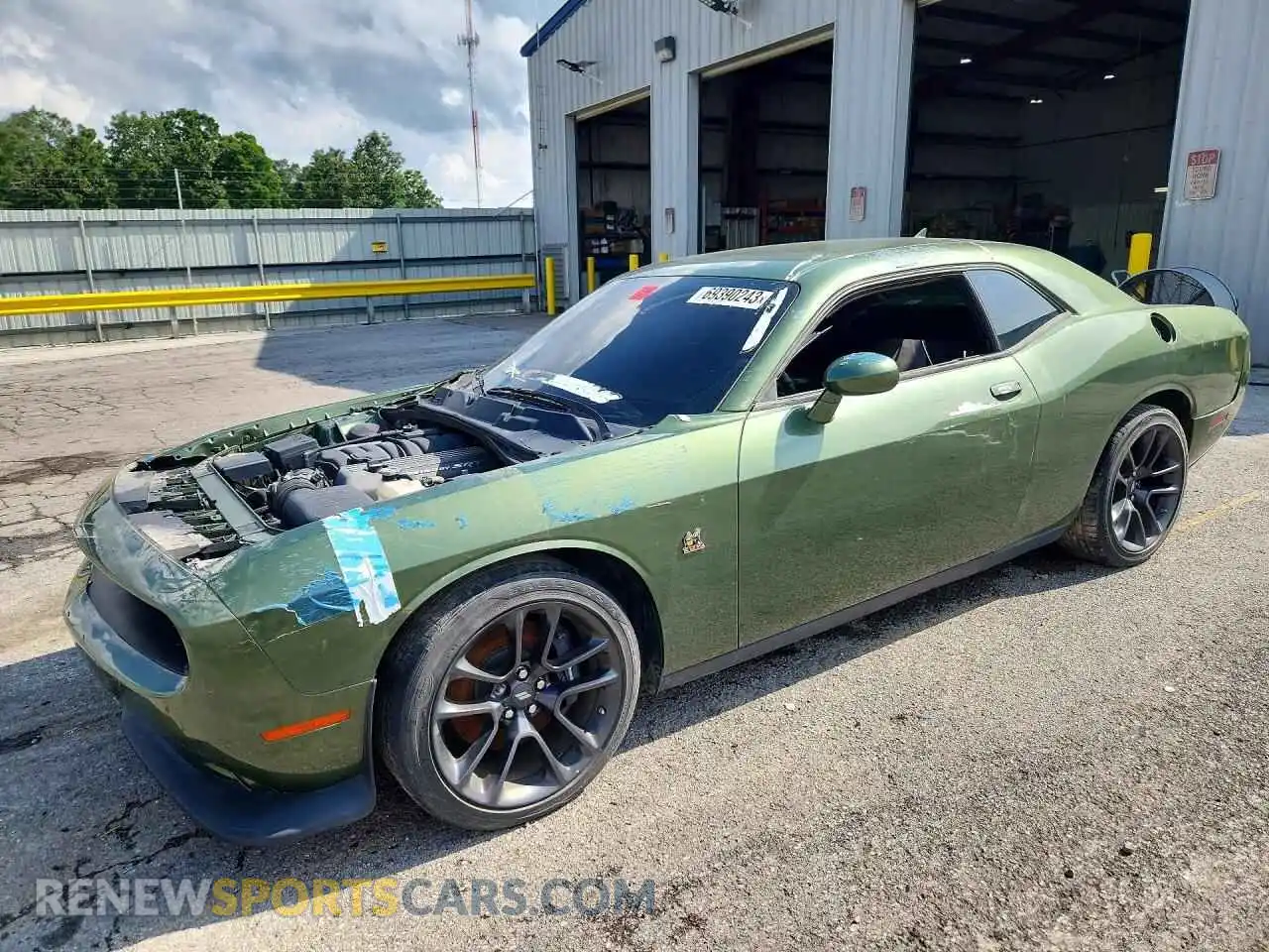 1 Photograph of a damaged car 2C3CDZFJXMH627851 DODGE CHALLENGER 2021