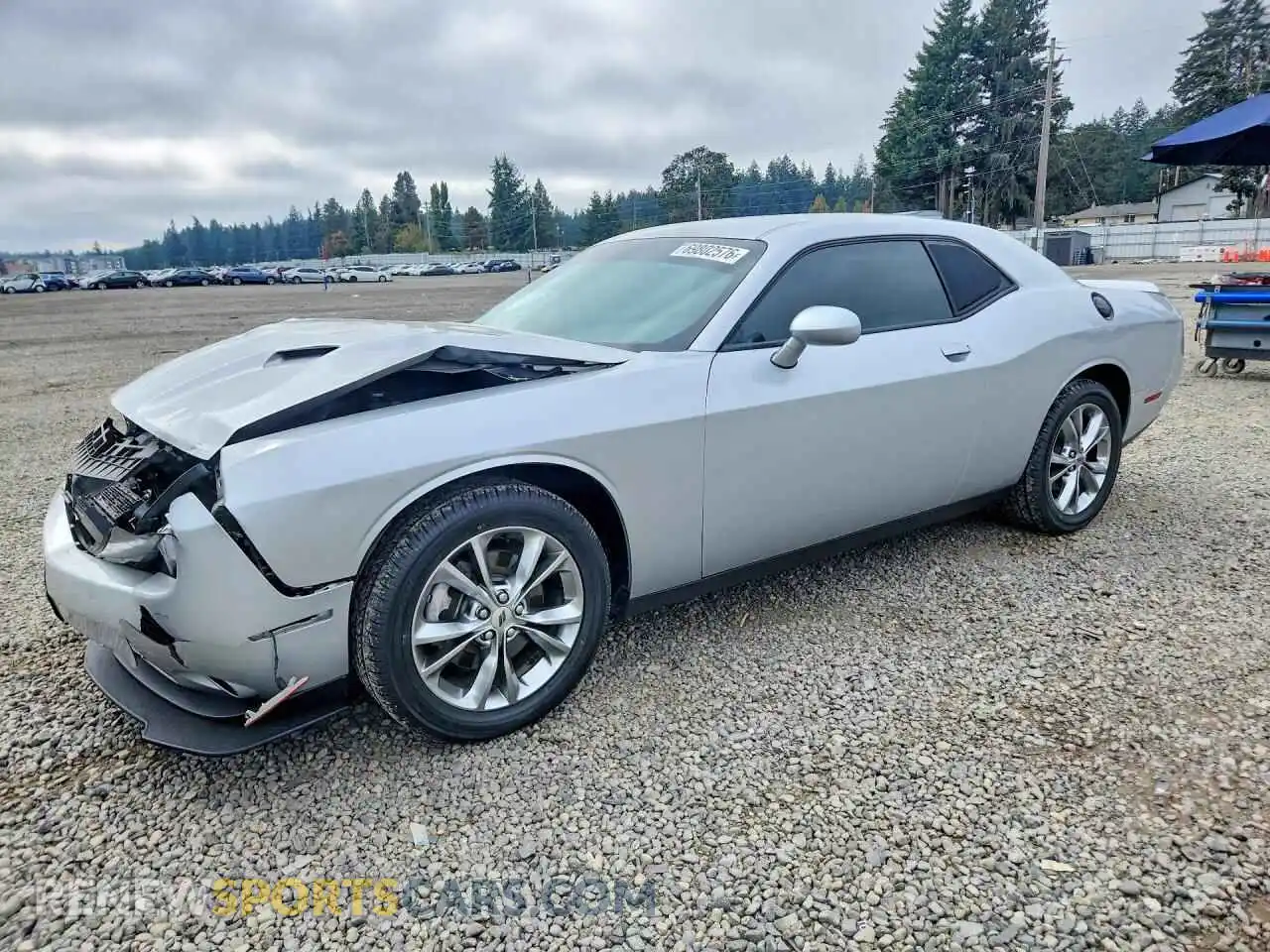 1 Photograph of a damaged car 2C3CDZGG0MH552760 DODGE CHALLENGER 2021