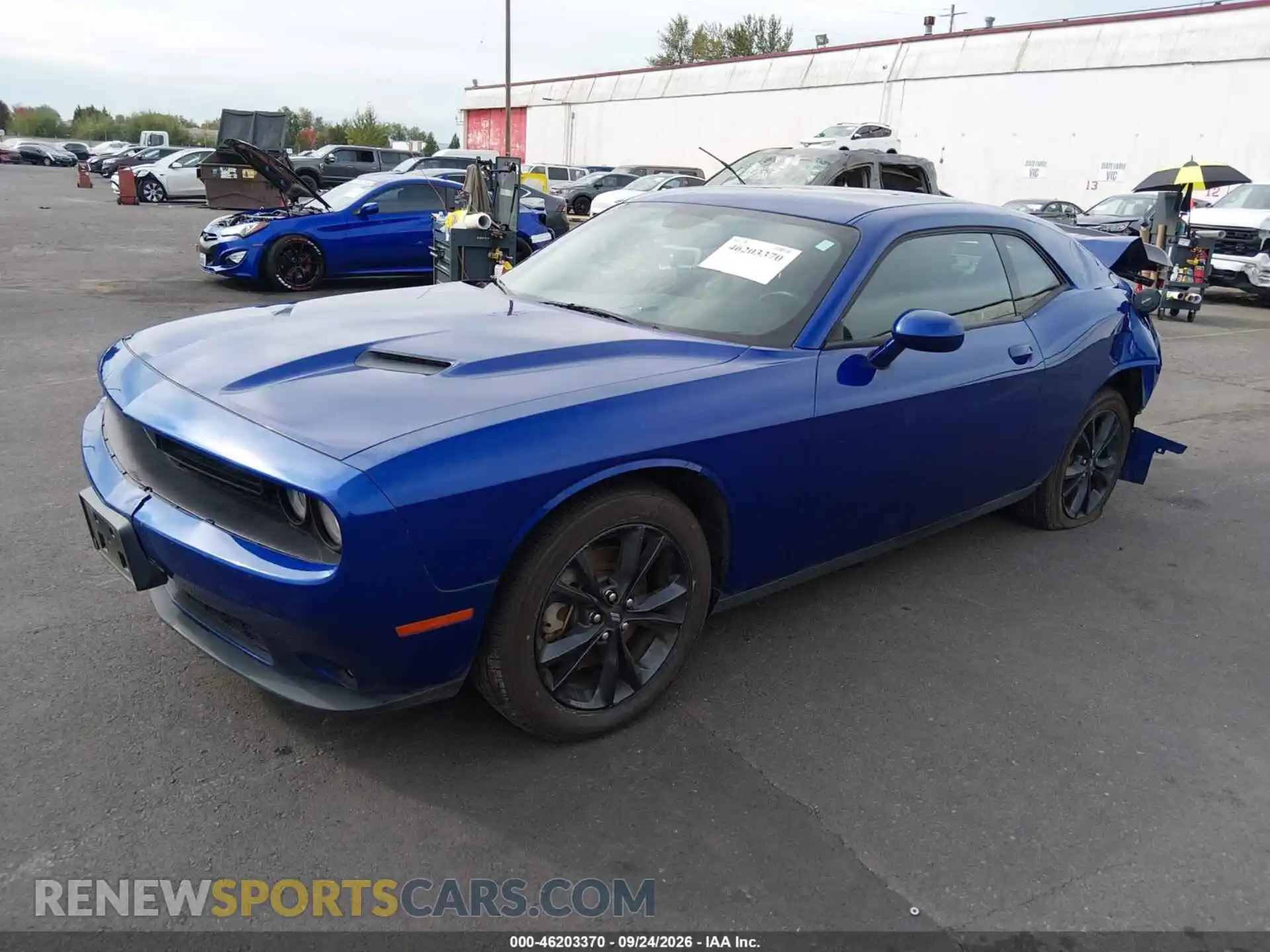 2 fotografías del automóvil dañado 2C3CDZGG0MH607532 DODGE CHALLENGER 2021