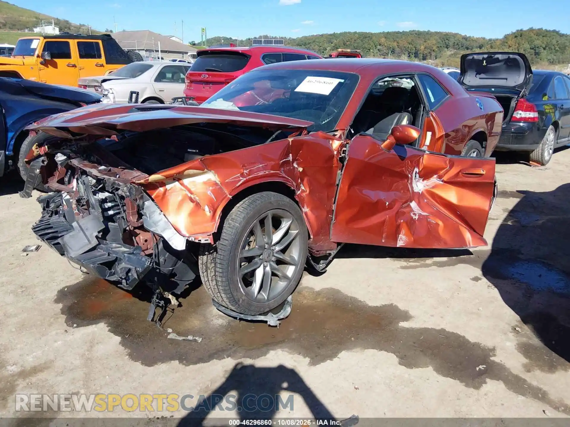 2 Фотография поврежденного автомобиля 2C3CDZGG1MH587341 DODGE CHALLENGER 2021