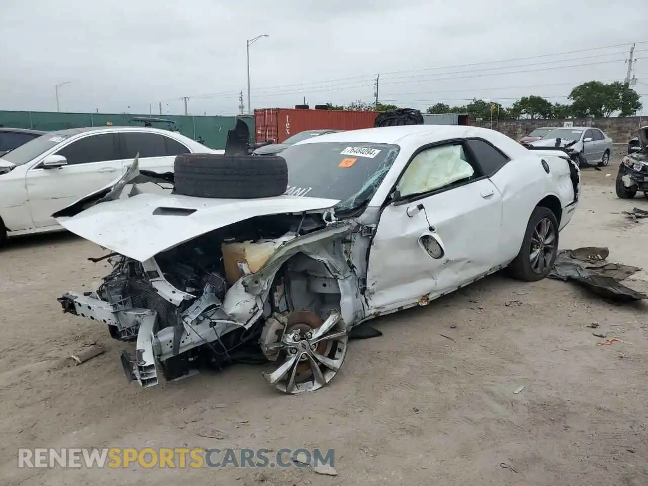 1 Photograph of a damaged car 2C3CDZGG4MH543348 DODGE CHALLENGER 2021
