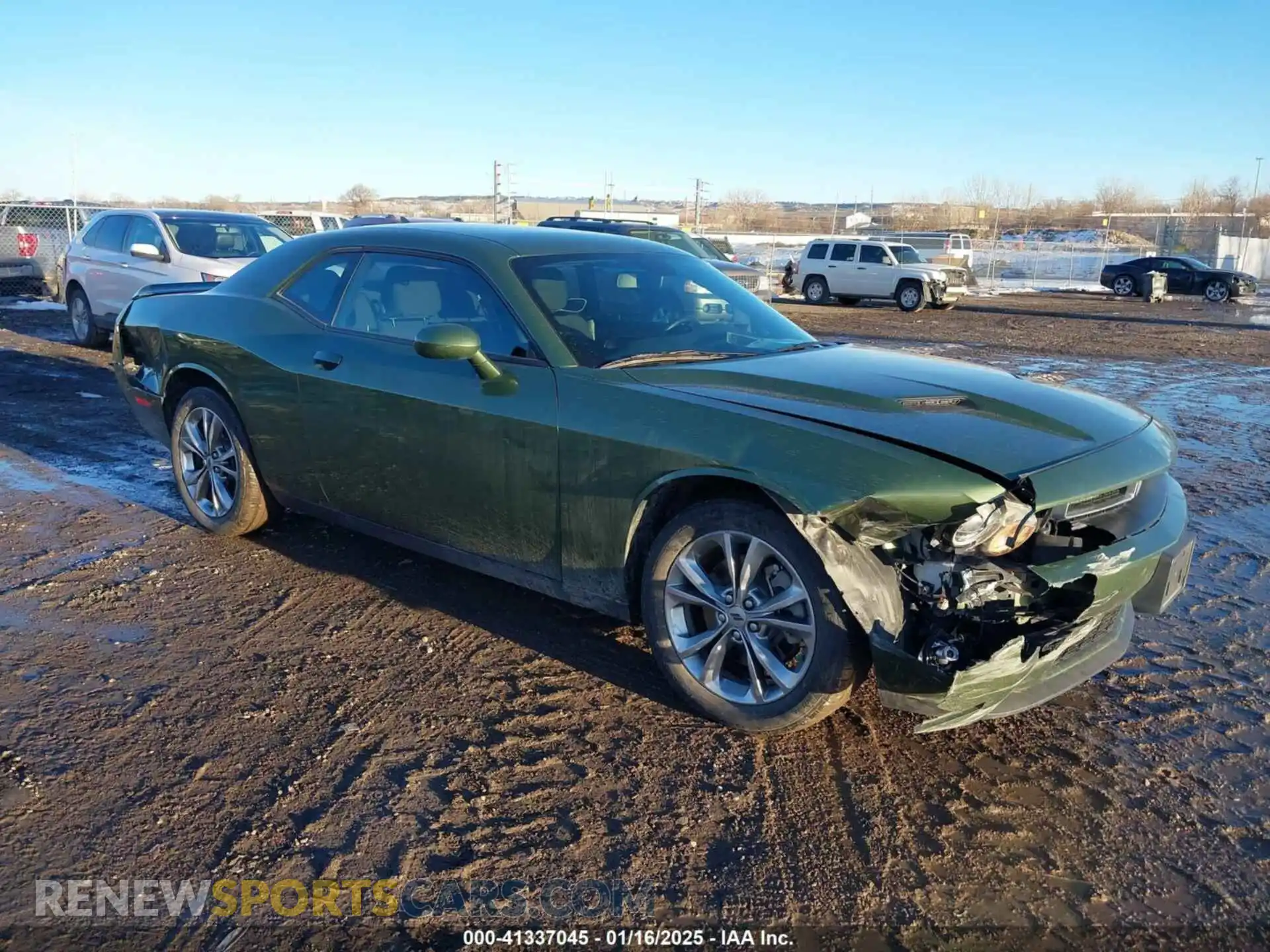 1 Photograph of a damaged car 2C3CDZGG6MH607468 DODGE CHALLENGER 2021