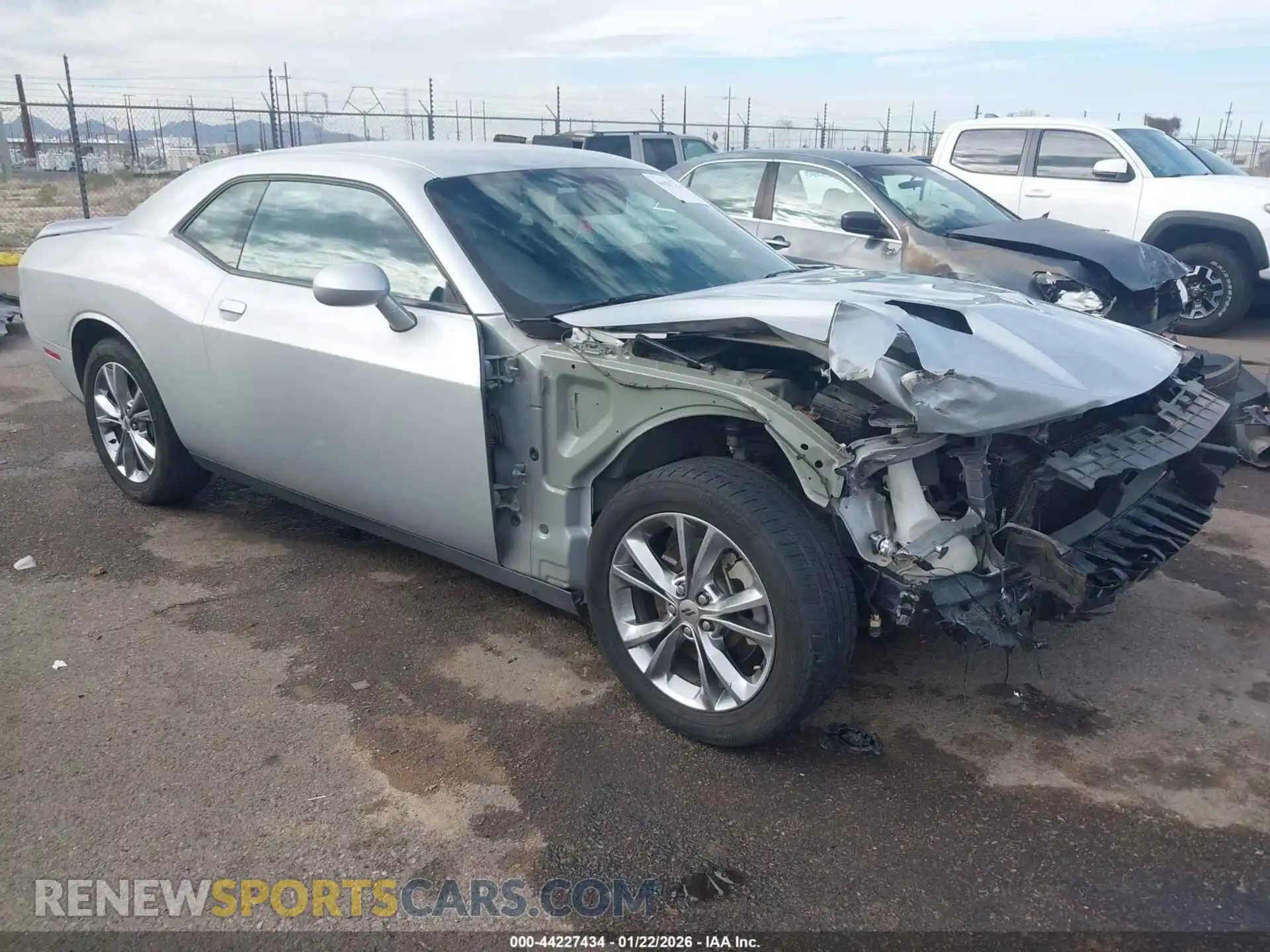 1 Photograph of a damaged car 2C3CDZGG7MH547491 DODGE CHALLENGER 2021