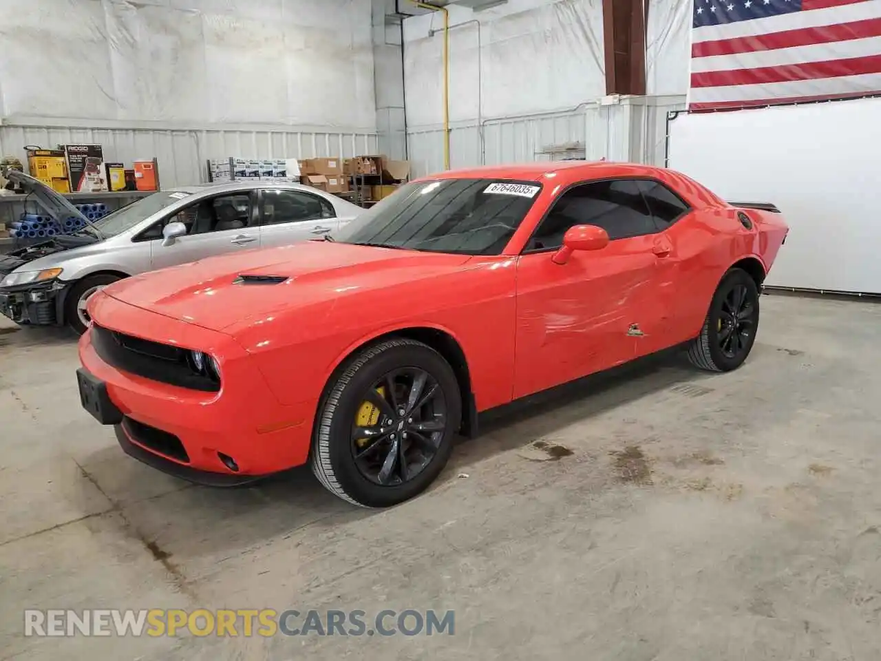 1 Photograph of a damaged car 2C3CDZGG7MH611075 DODGE CHALLENGER 2021