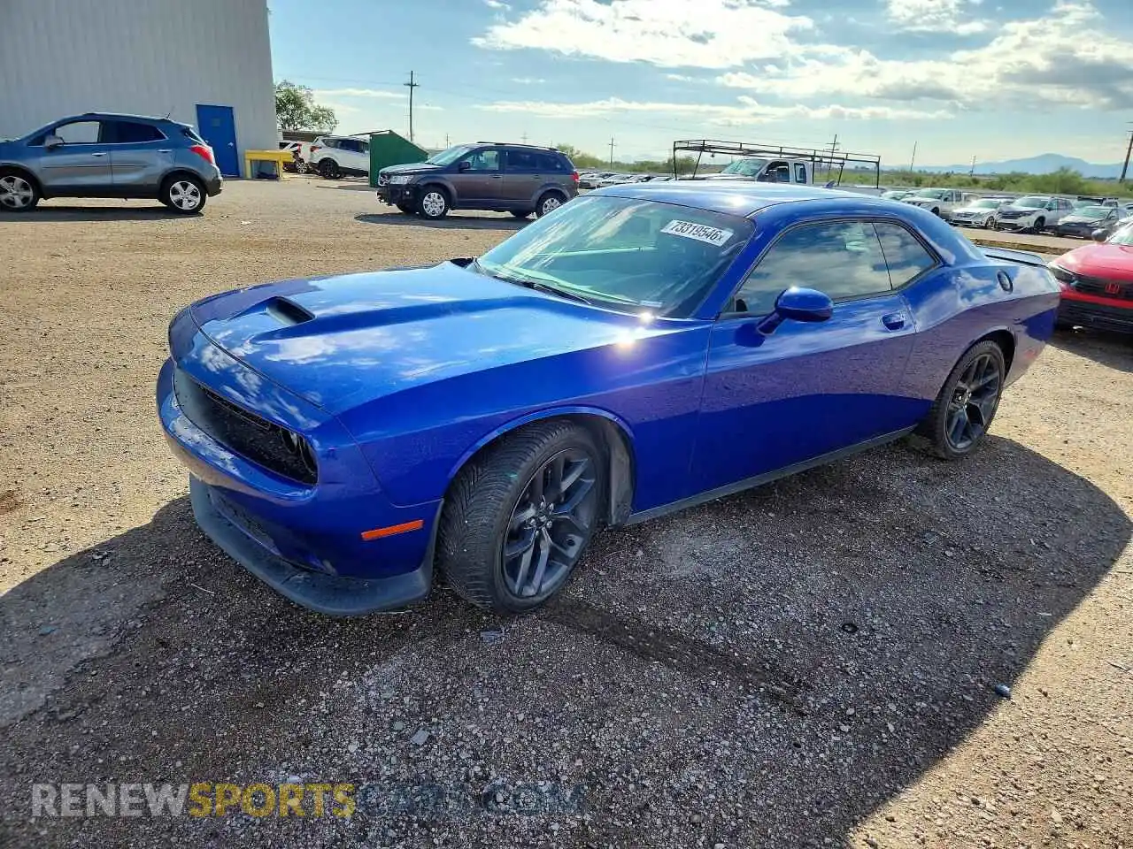 1 fotografías del automóvil dañado 2C3CDZJG0MH586920 DODGE CHALLENGER 2021