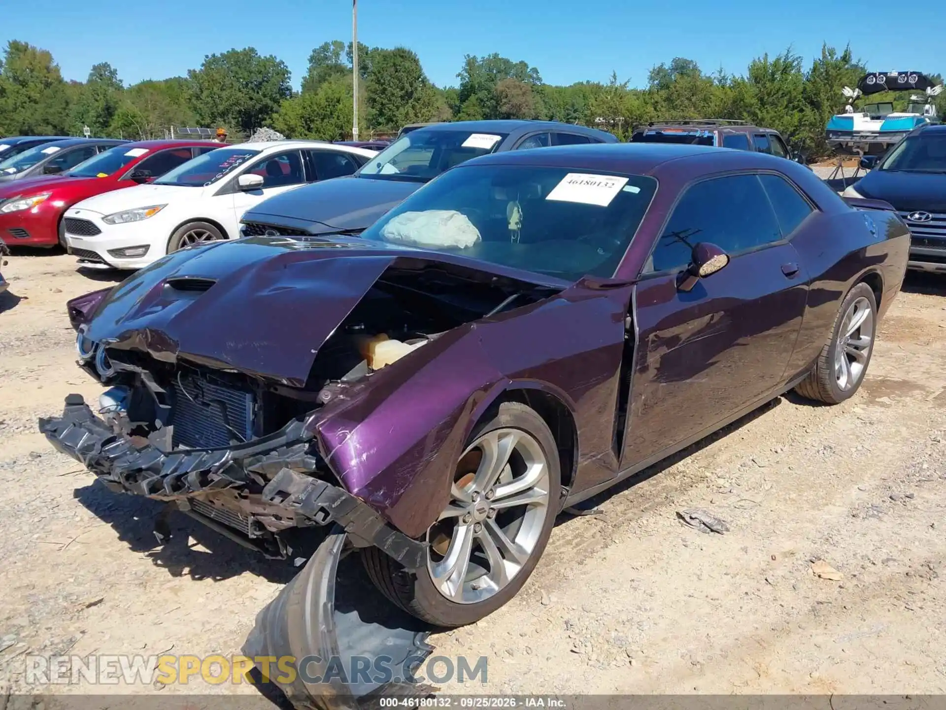 2 fotografías del automóvil dañado 2C3CDZJG0MH607247 DODGE CHALLENGER 2021