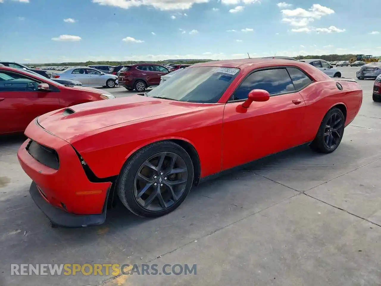 1 Photograph of a damaged car 2C3CDZJG0MH664953 DODGE CHALLENGER 2021