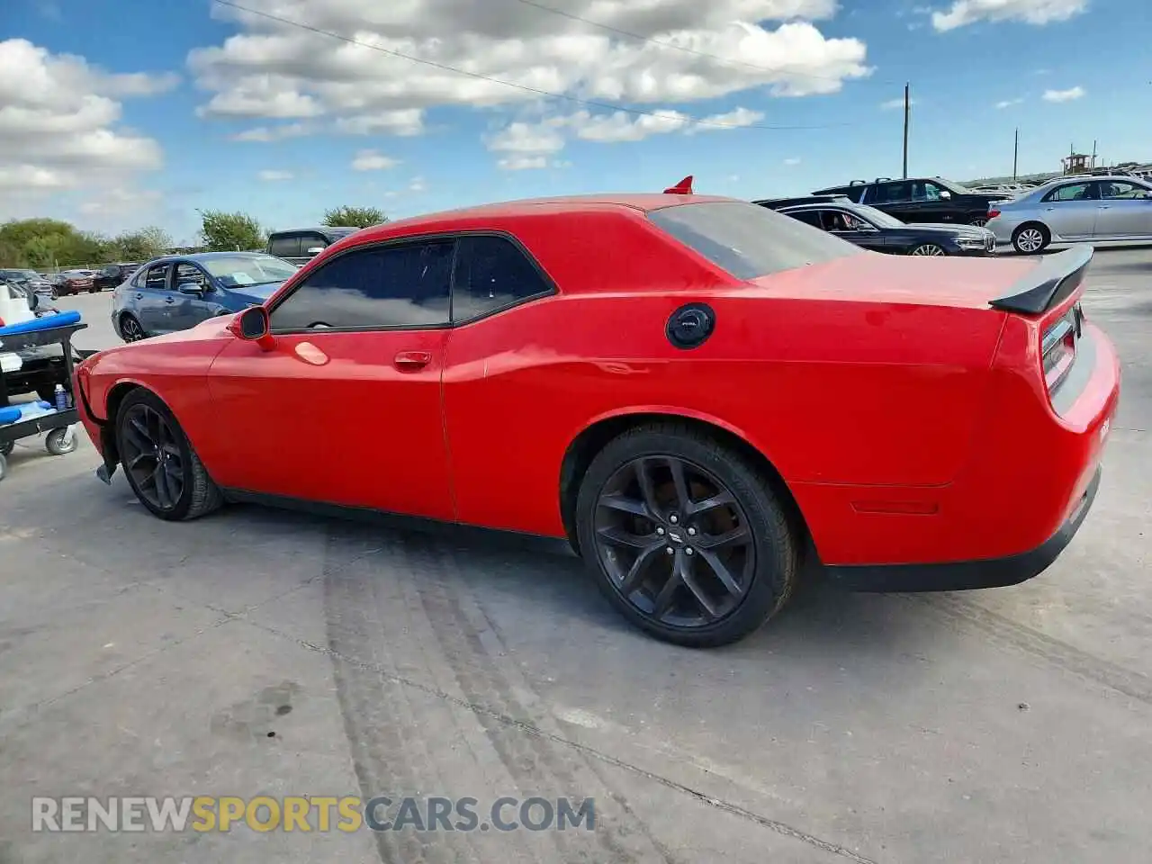 2 Photograph of a damaged car 2C3CDZJG0MH664953 DODGE CHALLENGER 2021