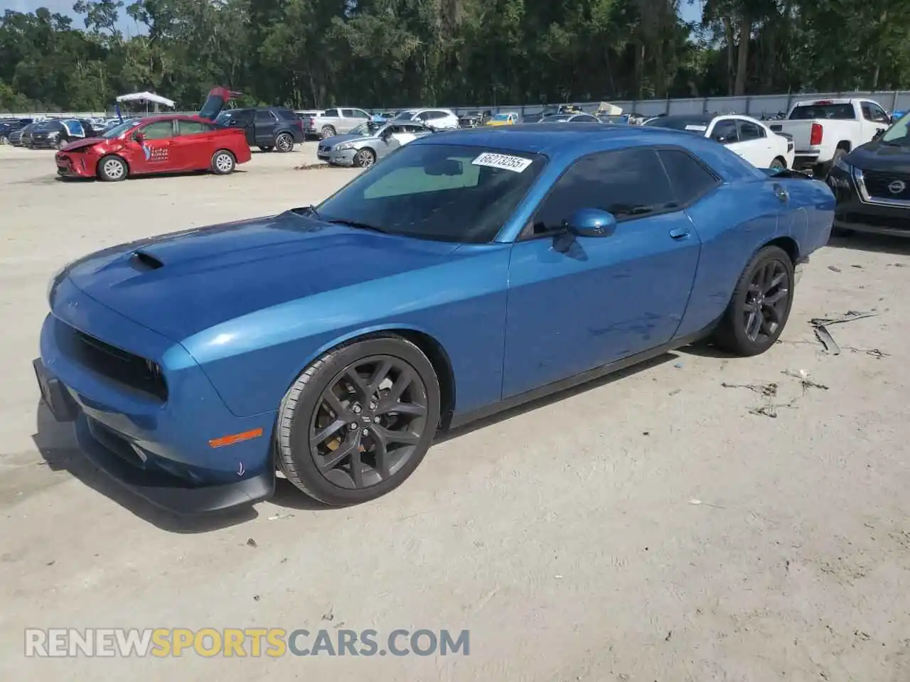 1 Photograph of a damaged car 2C3CDZJG0MH672566 DODGE CHALLENGER 2021