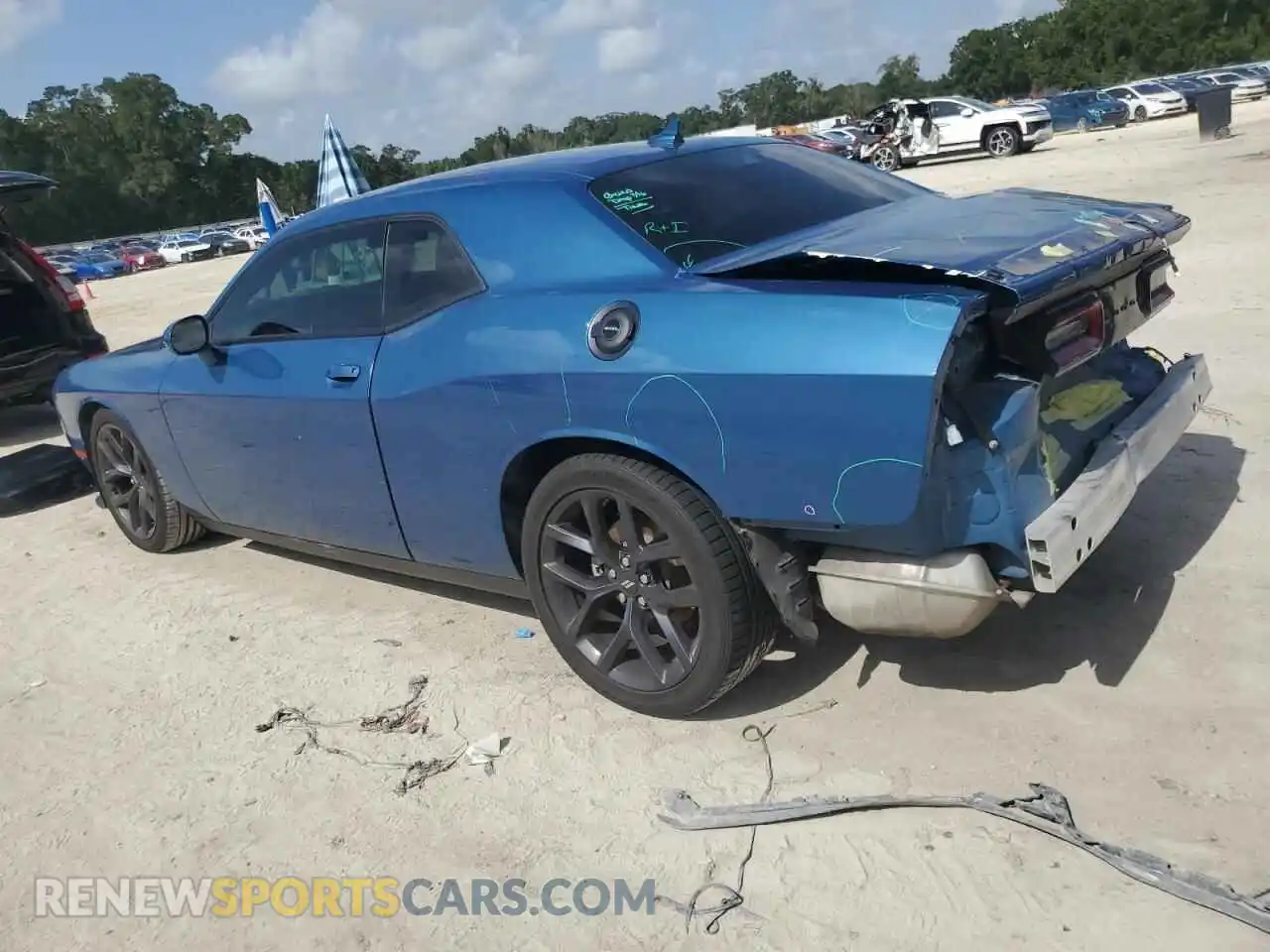 2 Photograph of a damaged car 2C3CDZJG0MH672566 DODGE CHALLENGER 2021