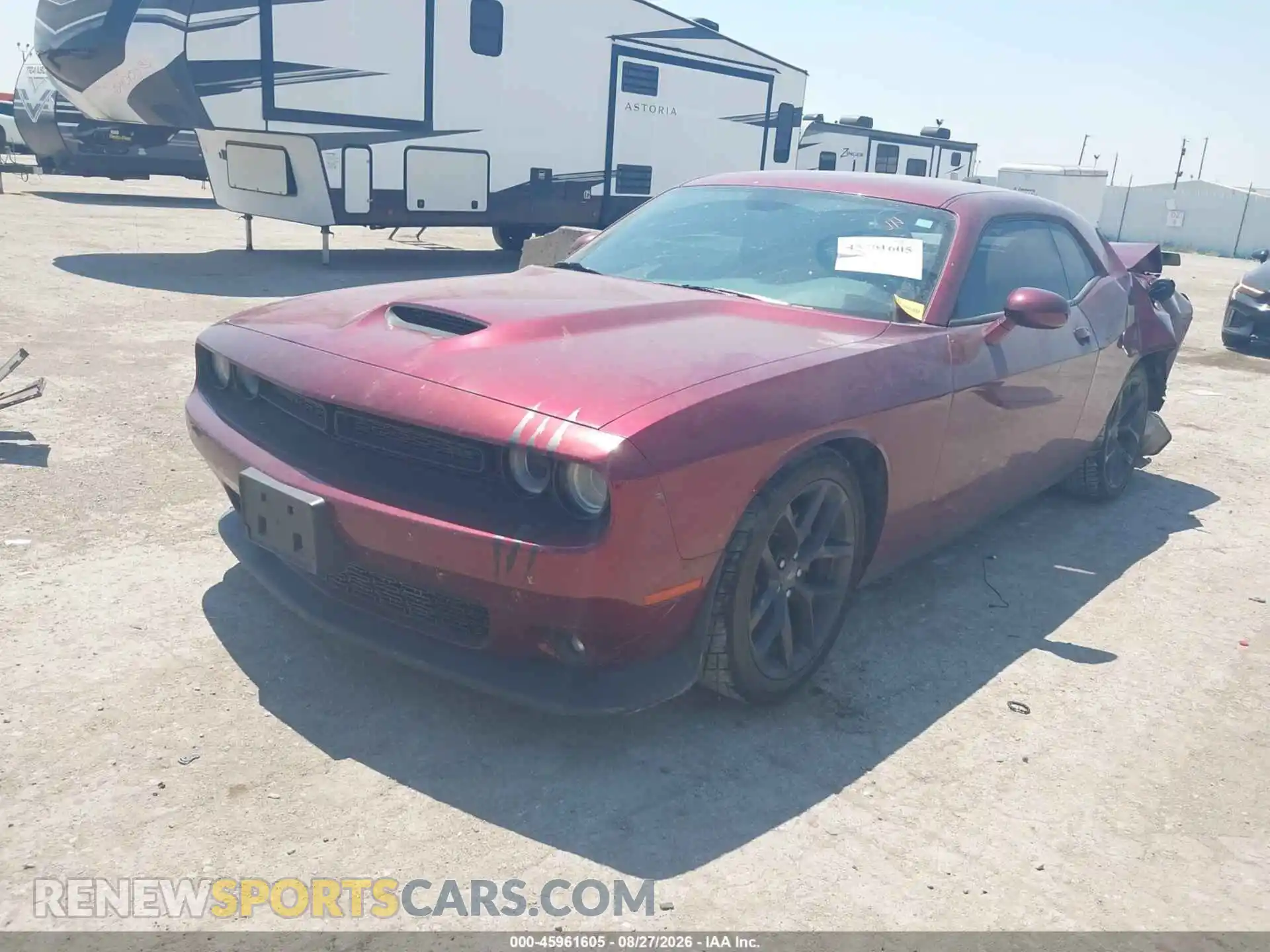 2 Photograph of a damaged car 2C3CDZJG0MH674026 DODGE CHALLENGER 2021