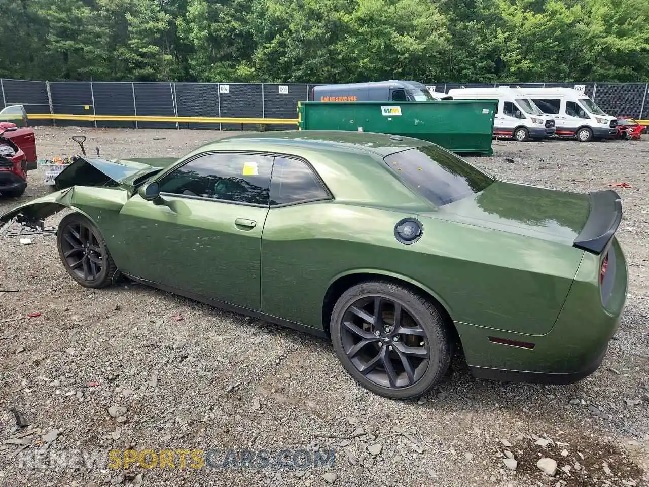 2 Photograph of a damaged car 2C3CDZJG1MH620847 DODGE CHALLENGER 2021