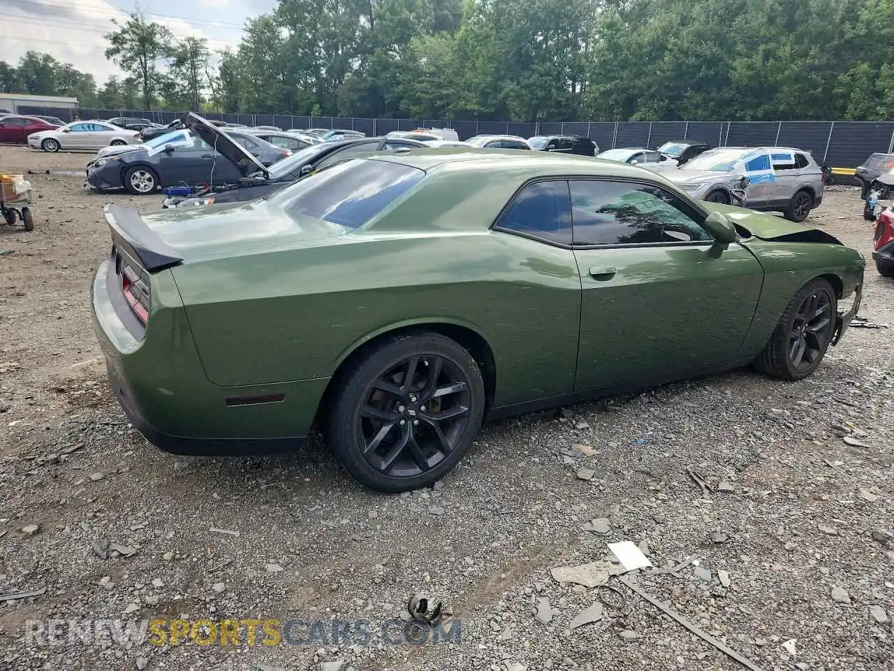 3 Photograph of a damaged car 2C3CDZJG1MH620847 DODGE CHALLENGER 2021