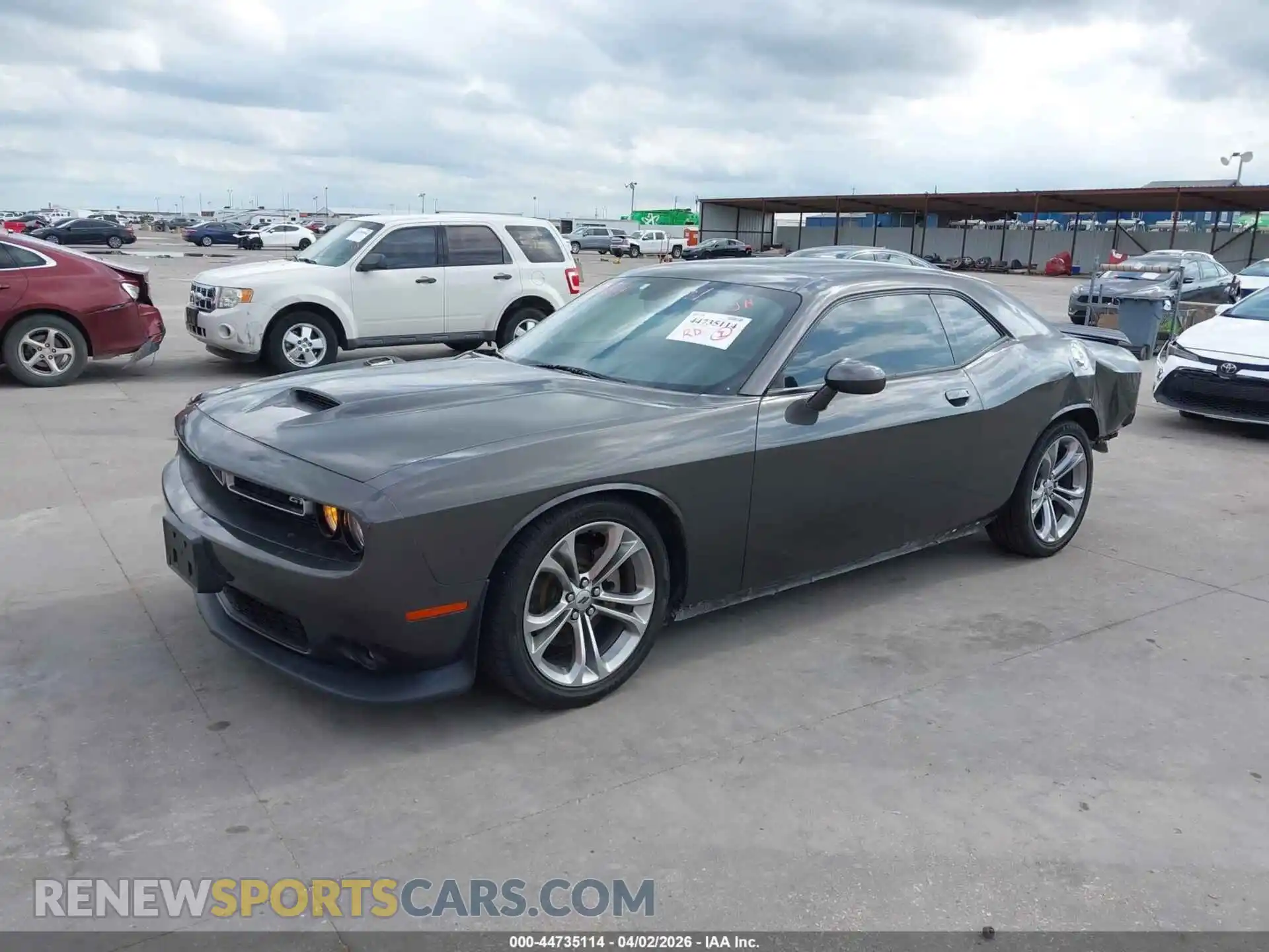 2 Photograph of a damaged car 2C3CDZJG3MH672559 DODGE CHALLENGER 2021