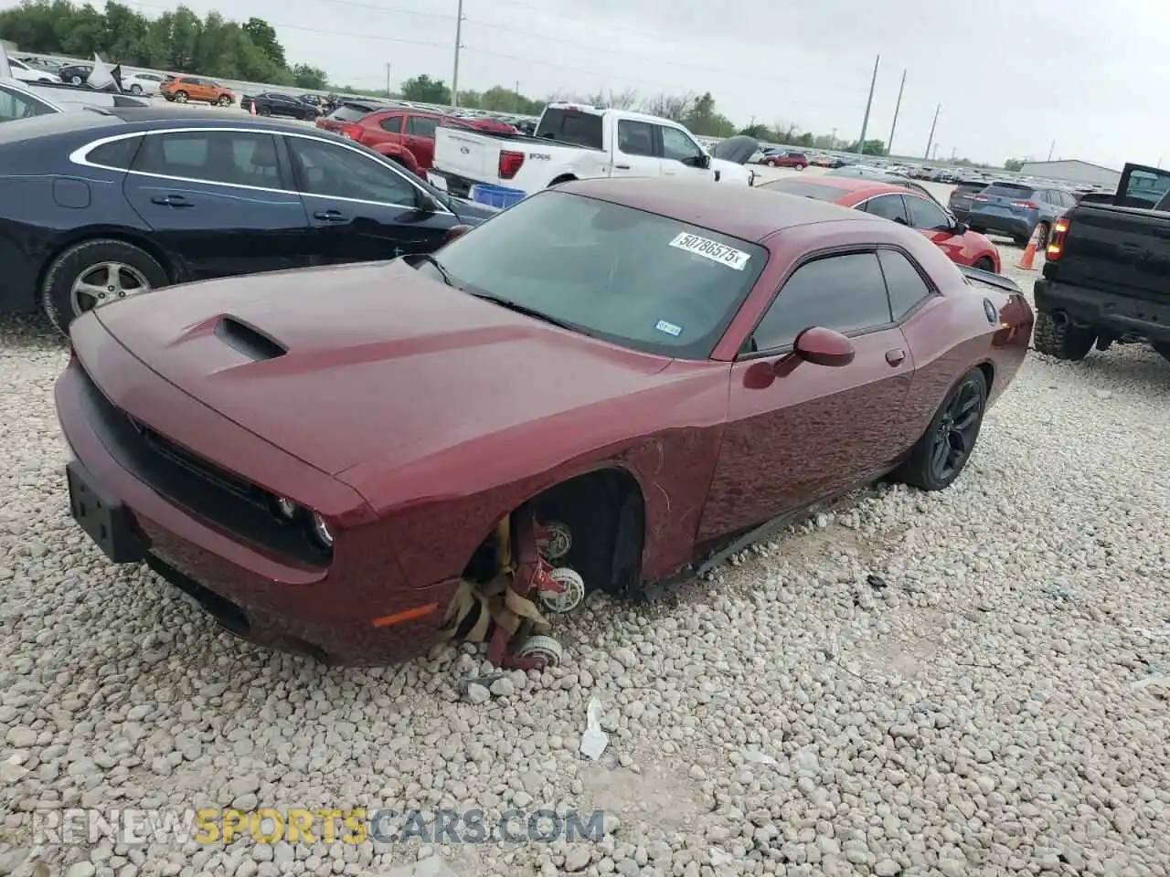 1 Photograph of a damaged car 2C3CDZJG4MH676376 DODGE CHALLENGER 2021