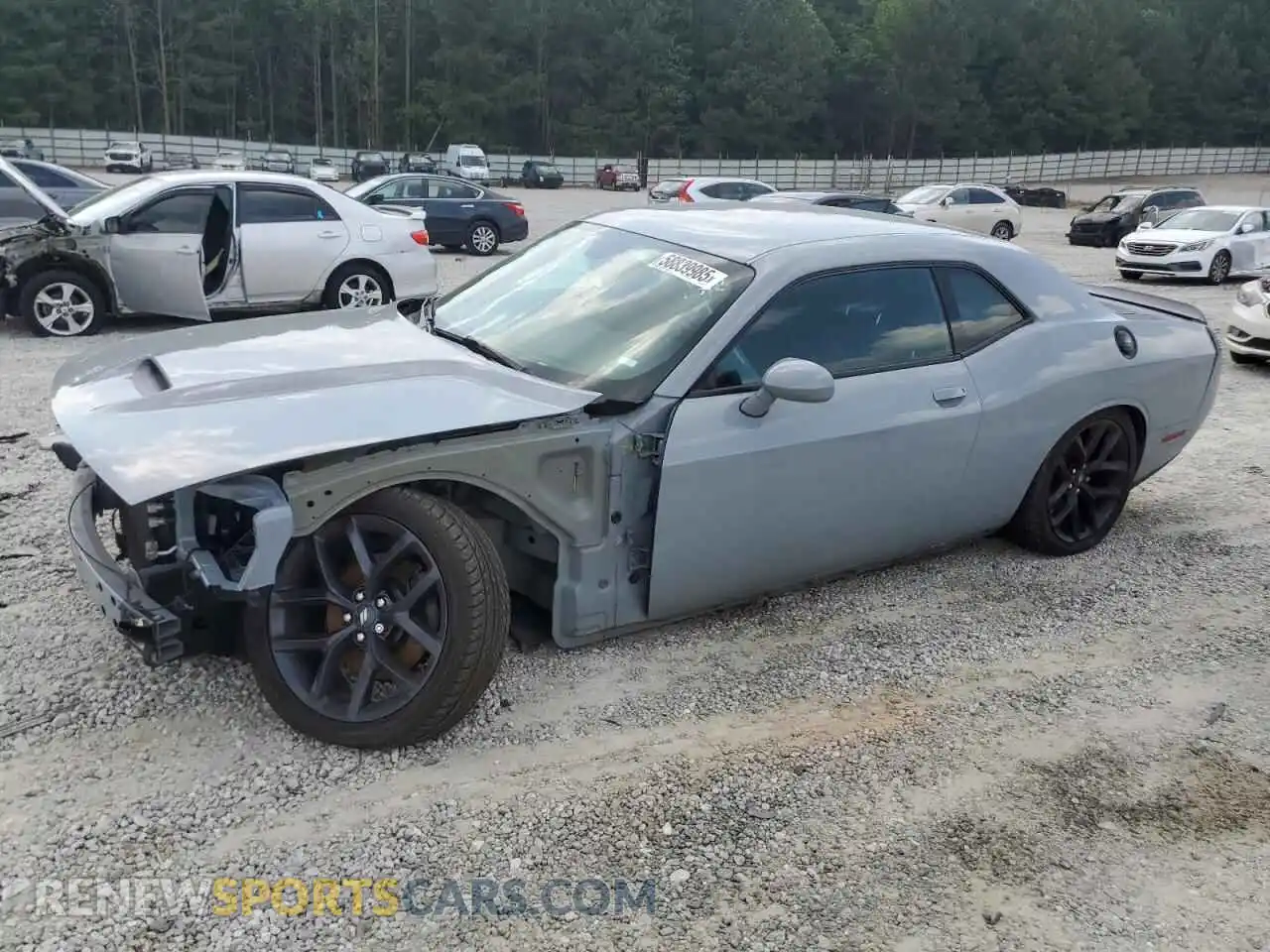 1 Photograph of a damaged car 2C3CDZJG5MH501618 DODGE CHALLENGER 2021