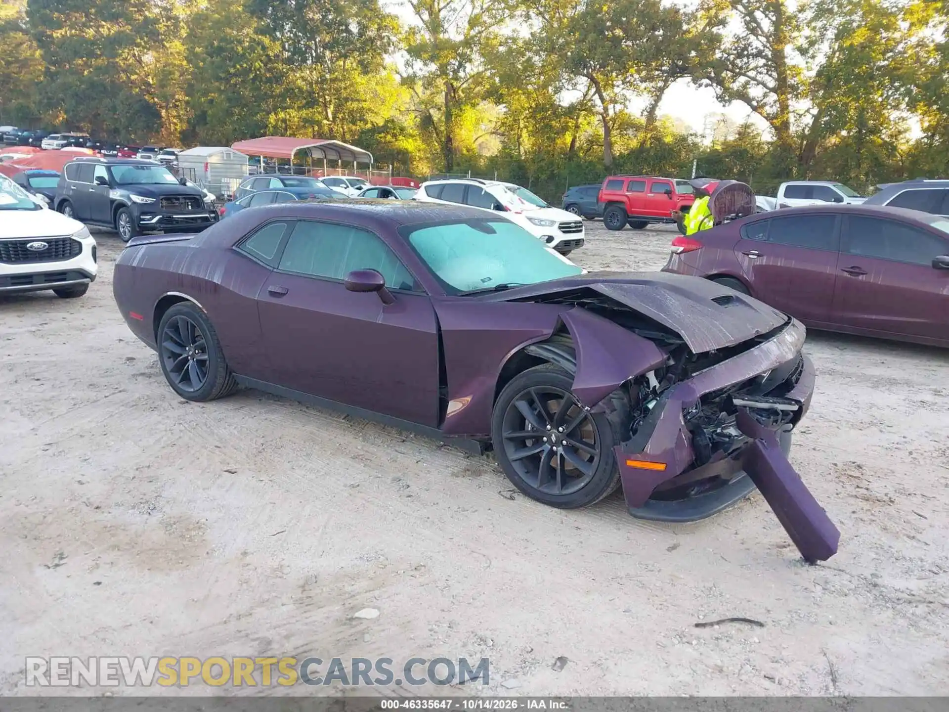 1 Photograph of a damaged car 2C3CDZJG6MH661118 DODGE CHALLENGER 2021
