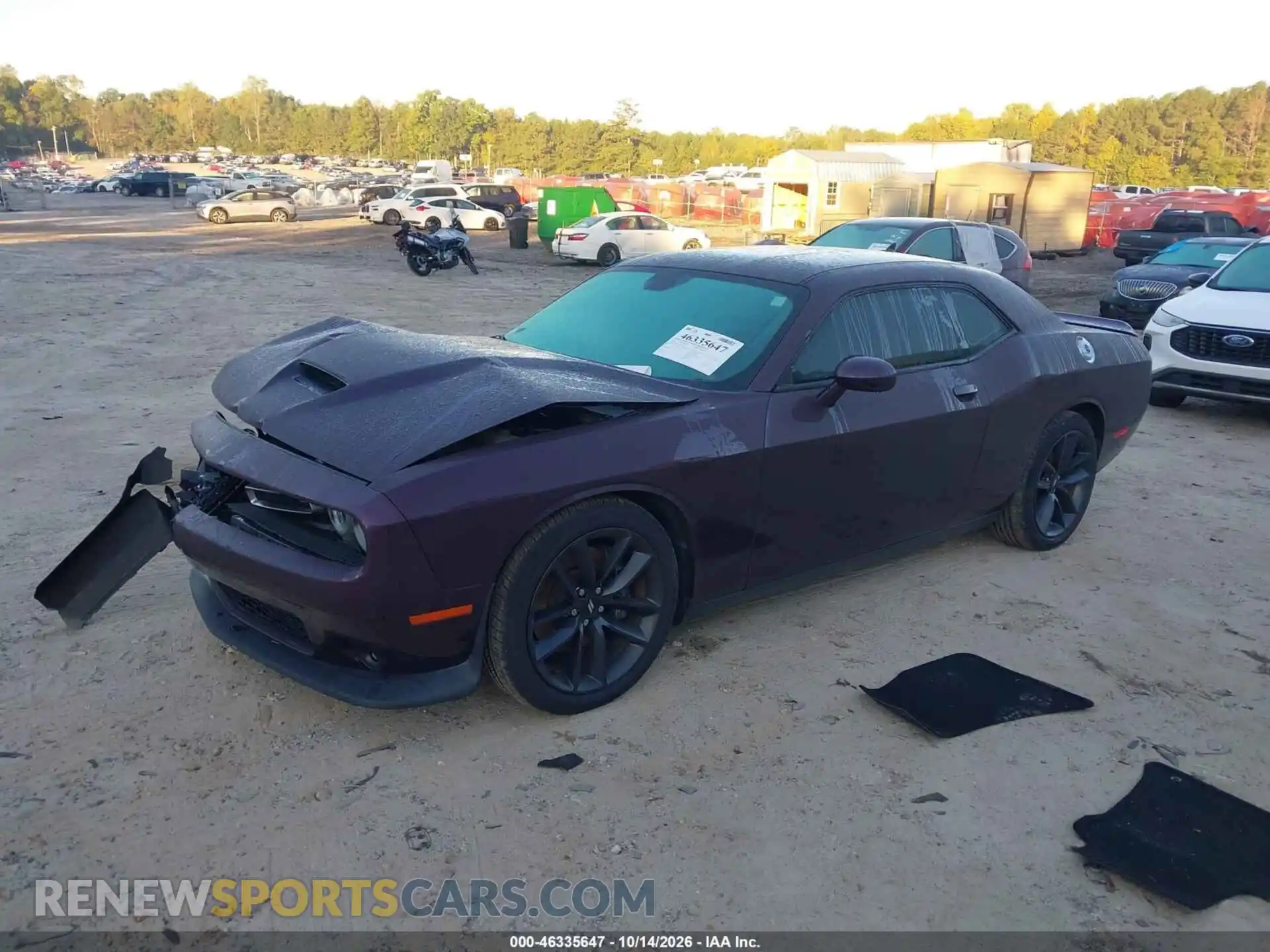 2 Photograph of a damaged car 2C3CDZJG6MH661118 DODGE CHALLENGER 2021