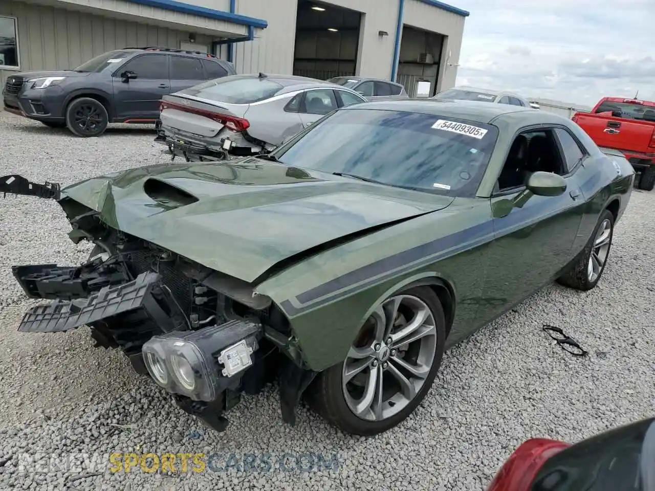 1 Photograph of a damaged car 2C3CDZJG7MH560122 DODGE CHALLENGER 2021
