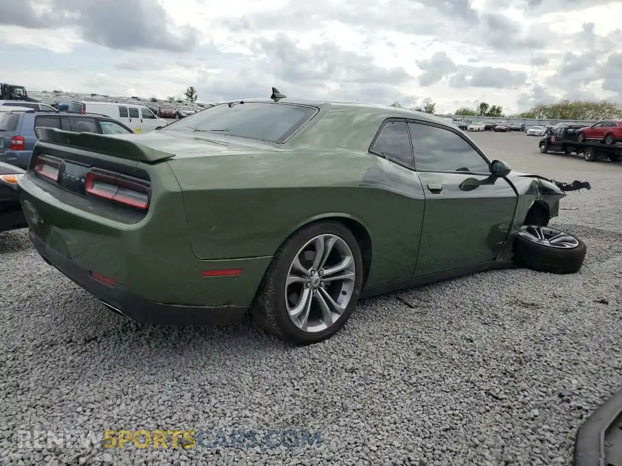 3 Photograph of a damaged car 2C3CDZJG7MH560122 DODGE CHALLENGER 2021