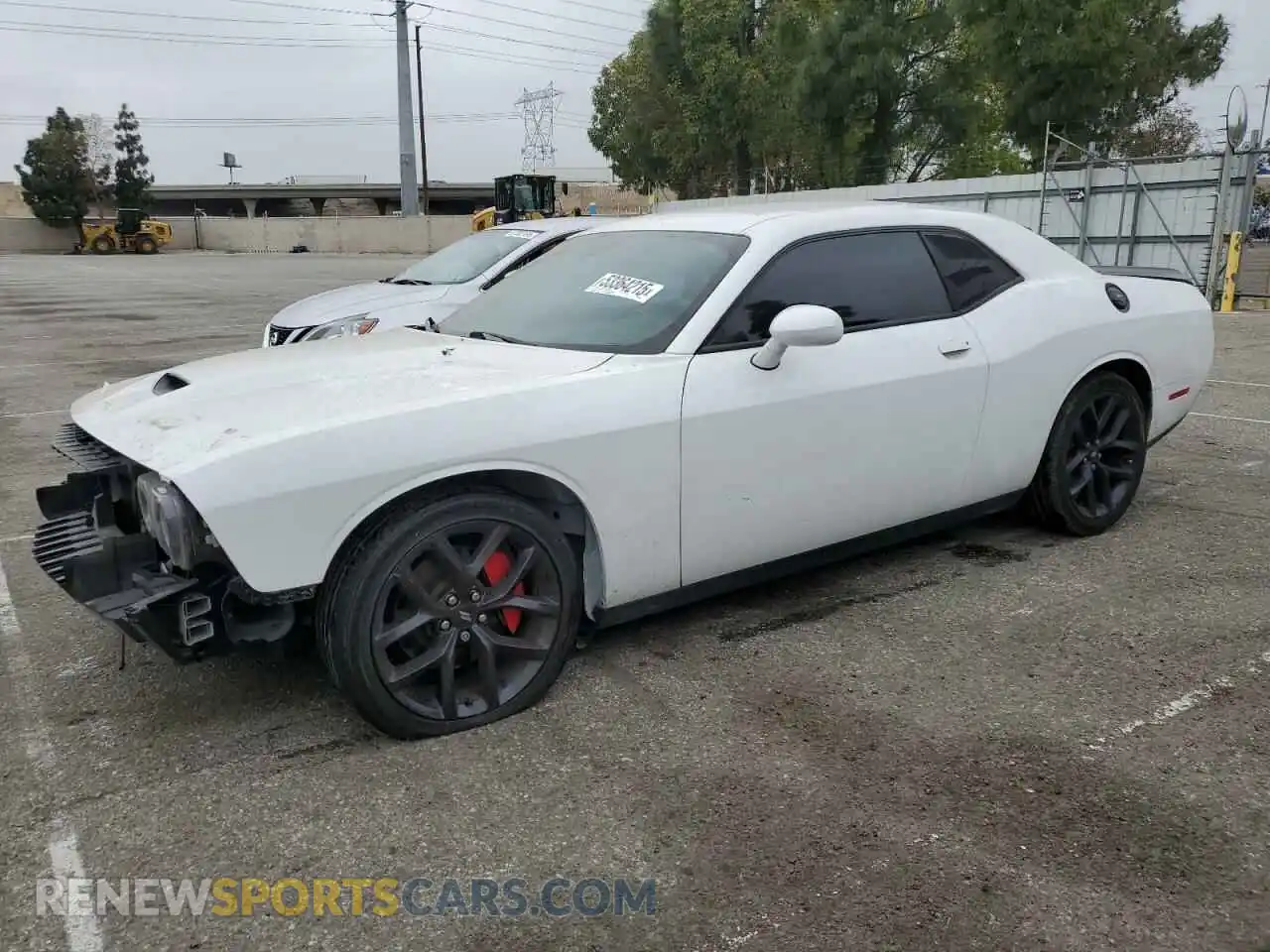 1 Photograph of a damaged car 2C3CDZJG8MH510586 DODGE CHALLENGER 2021