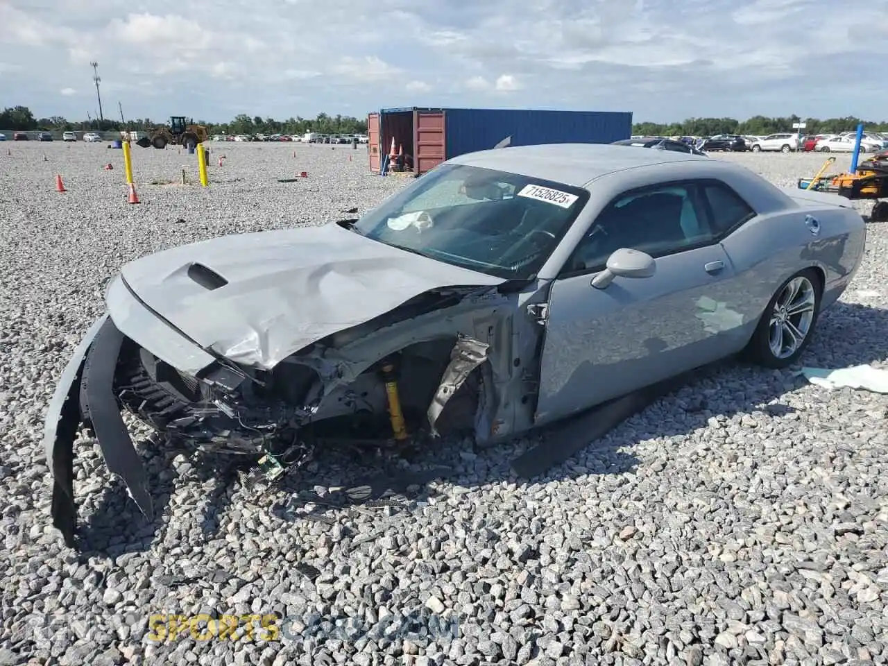 1 Photograph of a damaged car 2C3CDZJG8MH560694 DODGE CHALLENGER 2021