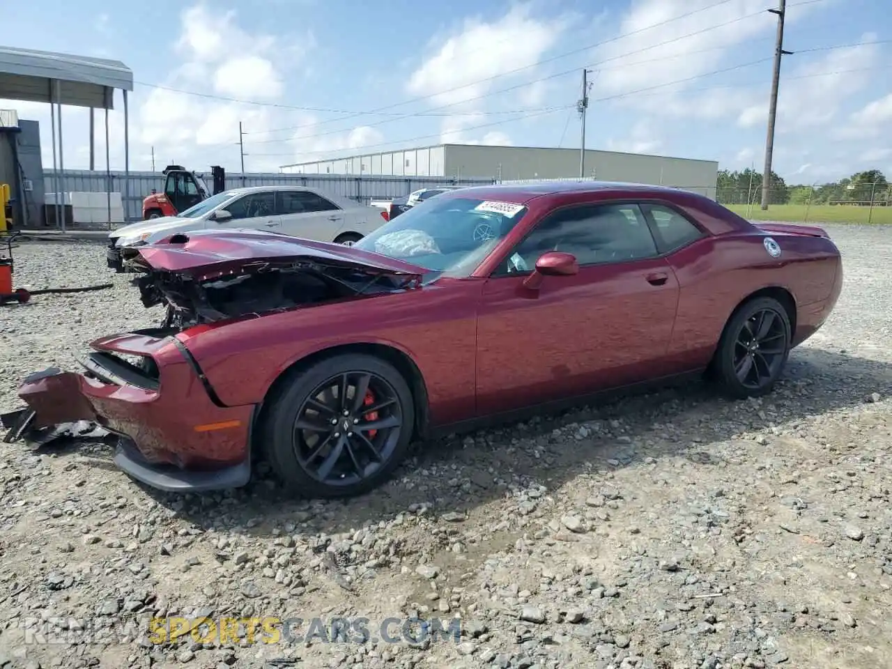 1 Photograph of a damaged car 2C3CDZJGXMH550636 DODGE CHALLENGER 2021