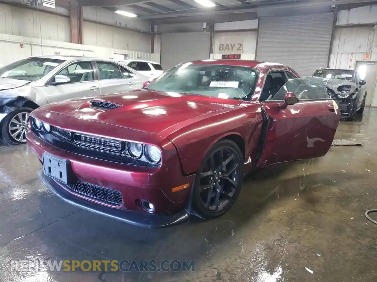 1 Photograph of a damaged car 2C3CDZJGXMH674356 DODGE CHALLENGER 2021