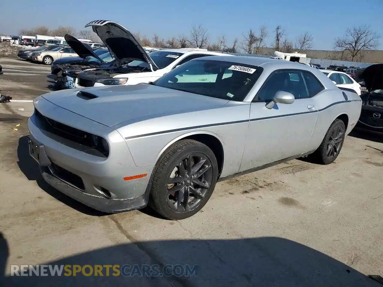 1 Photograph of a damaged car 2C3CDZKG1MH616036 DODGE CHALLENGER 2021