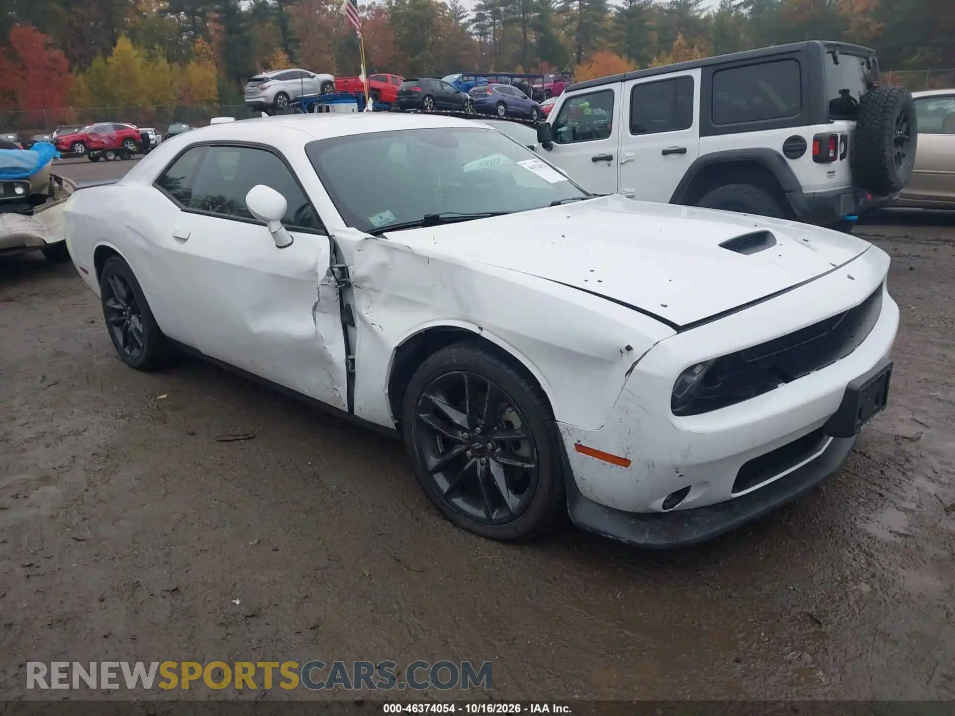 1 Photograph of a damaged car 2C3CDZKG1MH677273 DODGE CHALLENGER 2021