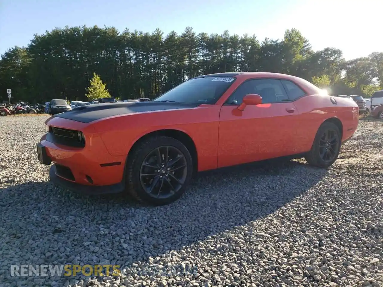 1 Photograph of a damaged car 2C3CDZKG3MH573884 DODGE CHALLENGER 2021