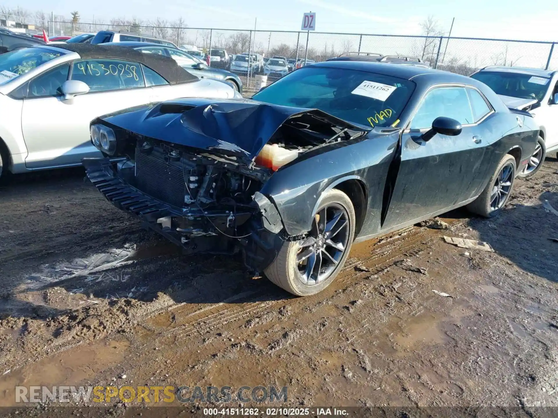 2 fotografías del automóvil dañado 2C3CDZKG4MH674514 DODGE CHALLENGER 2021