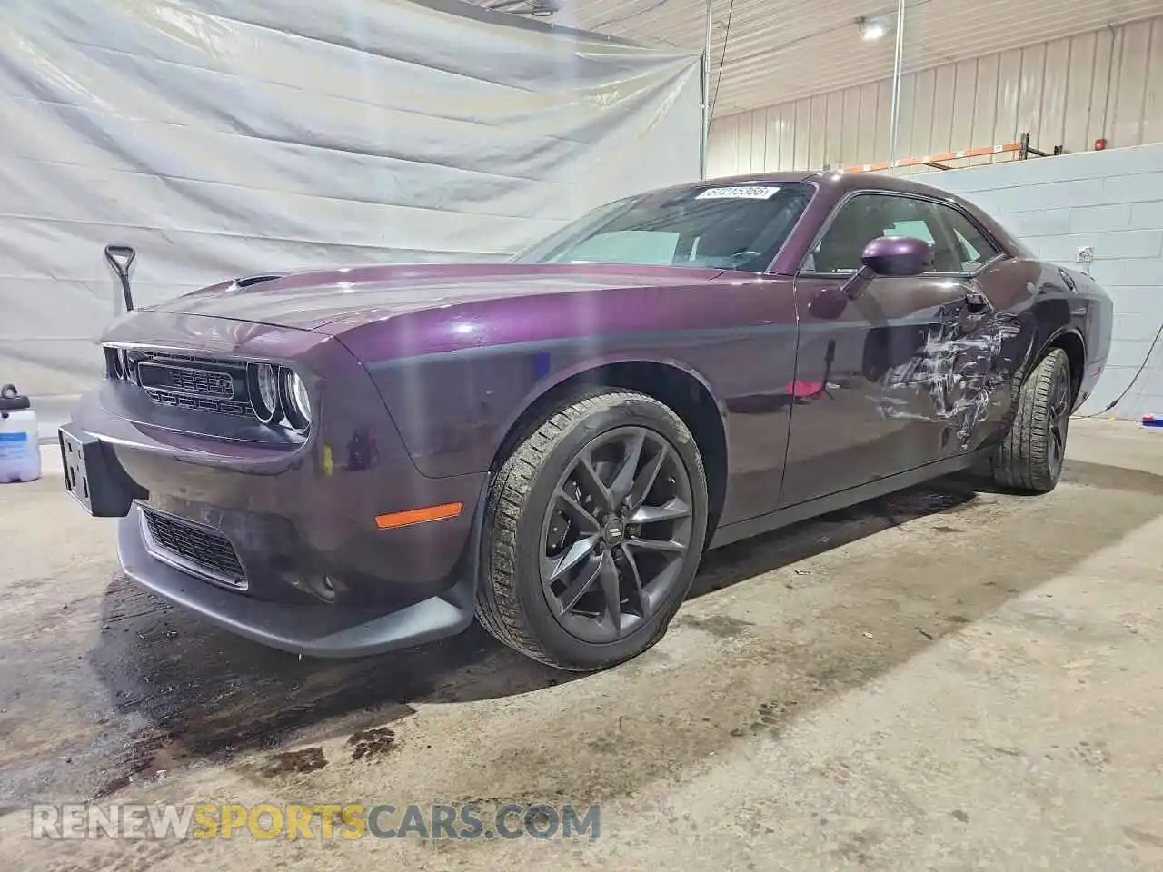 1 Photograph of a damaged car 2C3CDZKG4MH677462 DODGE CHALLENGER 2021