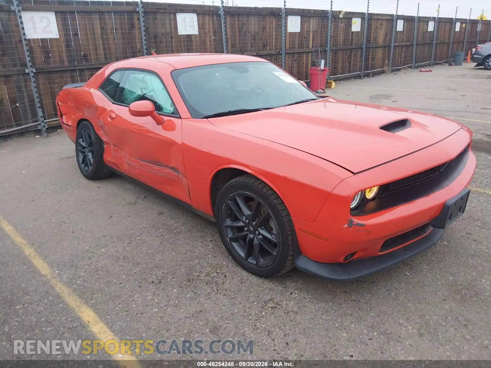 1 Photograph of a damaged car 2C3CDZKG7MH665399 DODGE CHALLENGER 2021